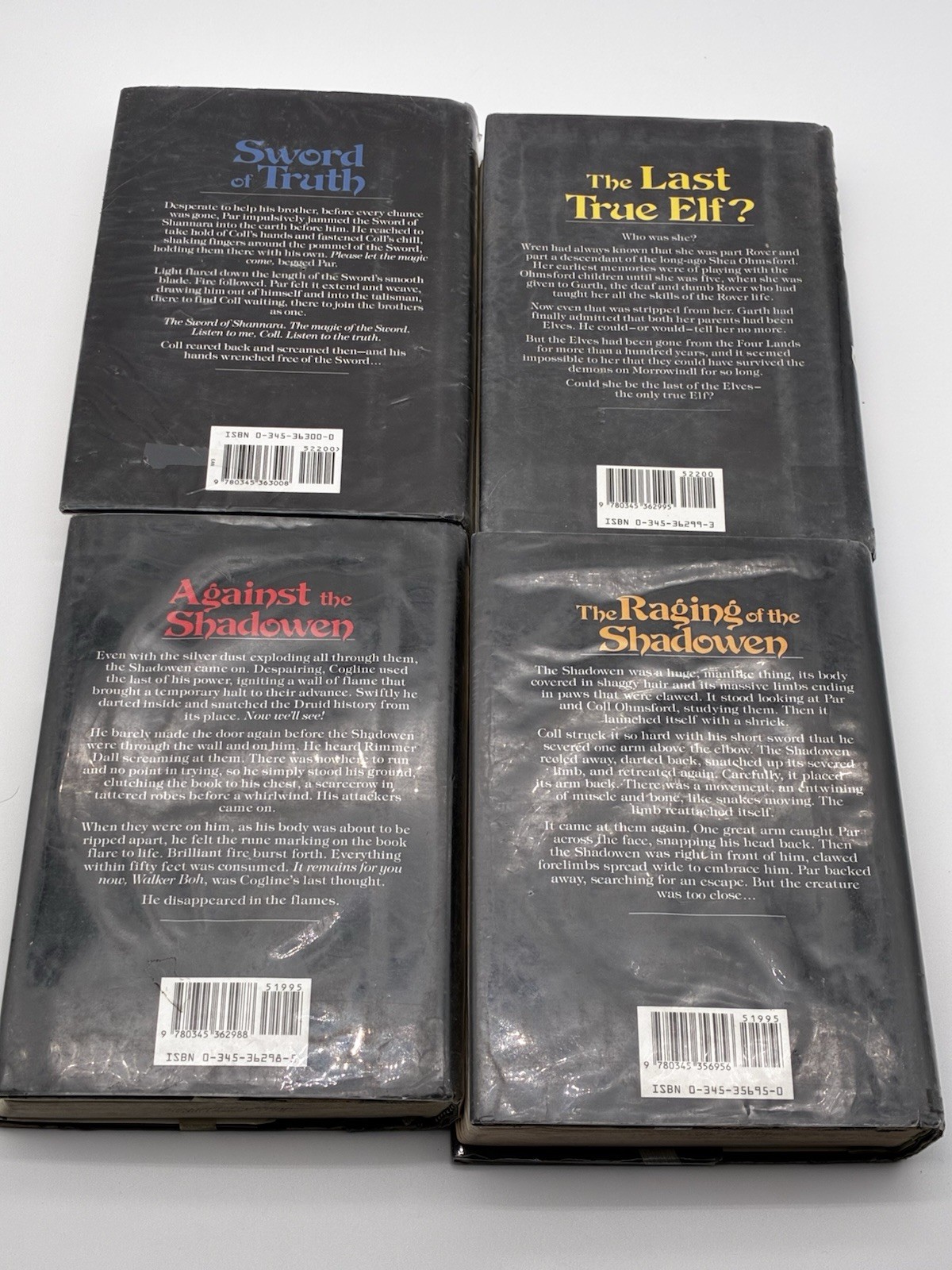 Terry Brooks Heritage of Shannara Hardcover 1st Edition (1990–1993) Ex-Library