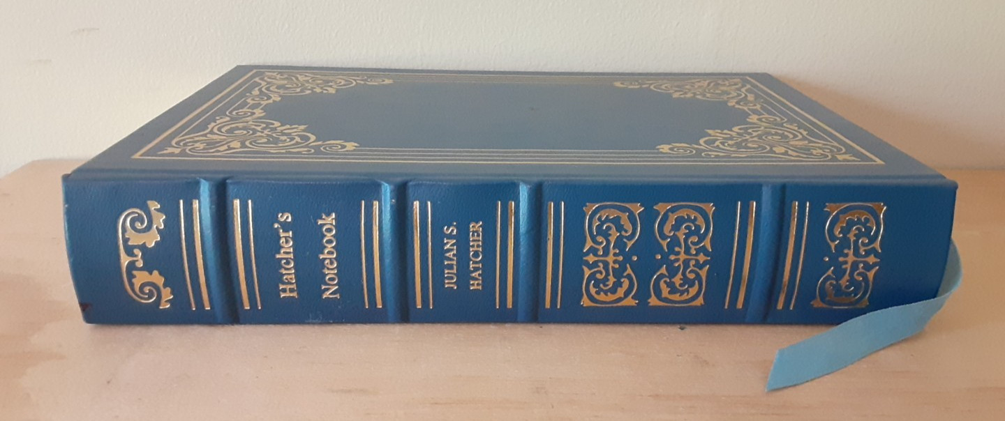 Hatcher’s Notebook Julian S. Hatcher Hardback Book Odysseus Editions, Inc. 1996