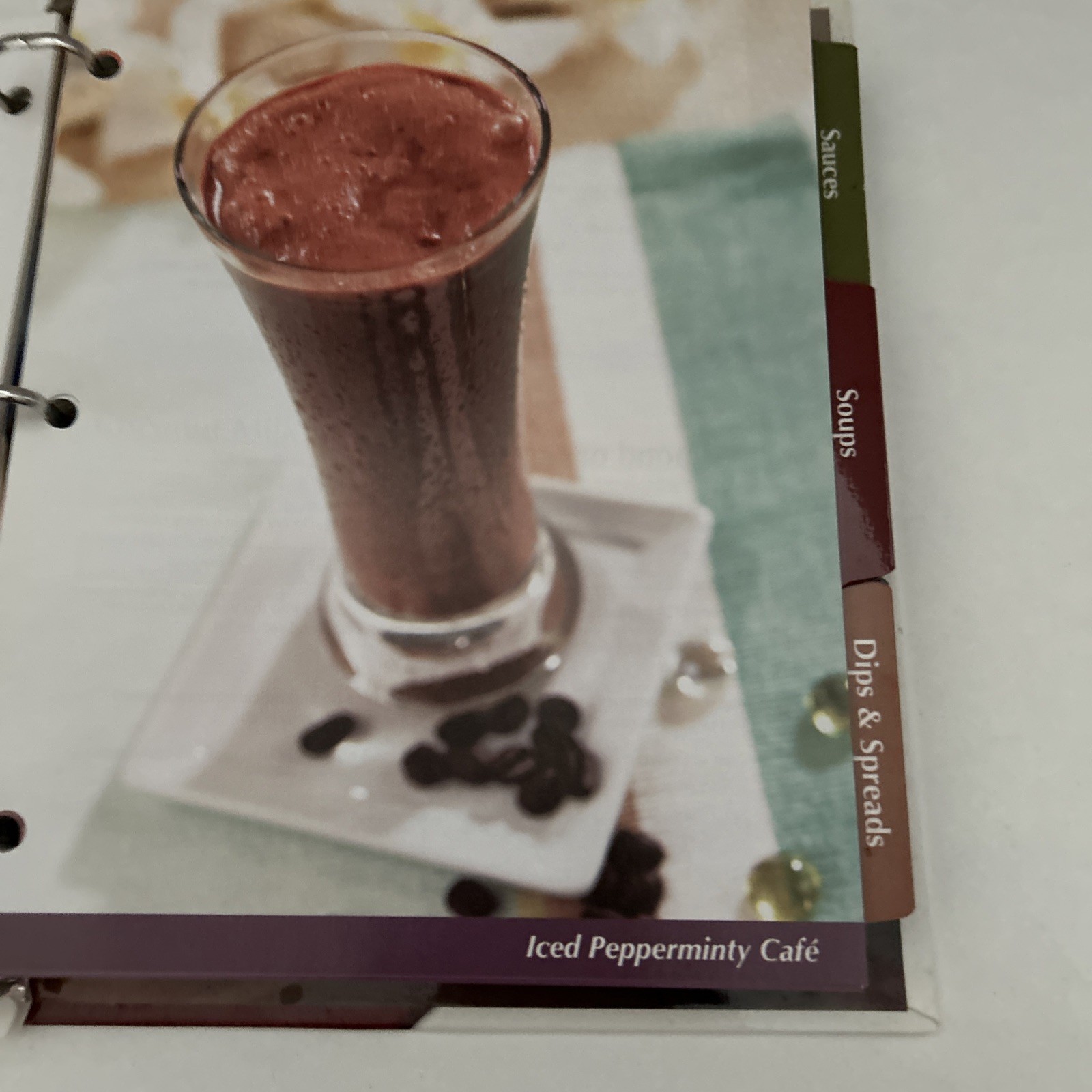 Vita-Mix Owner’s Manual + Cookbook Recipes Instructions Binder w Built-In Stand