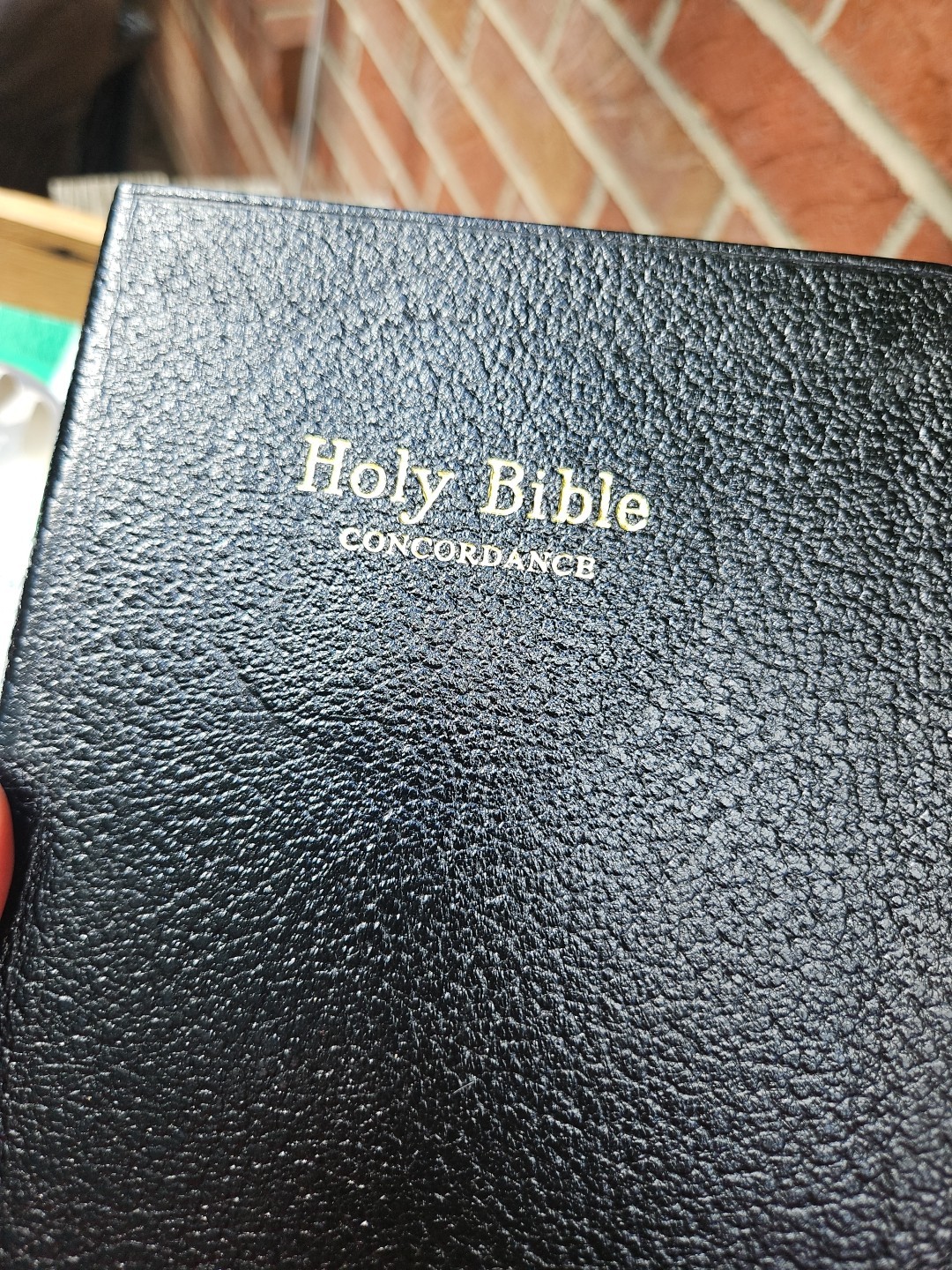 RARE Boxed KJV World Gift Bible Red Letter Black Genuine Leather World VG!