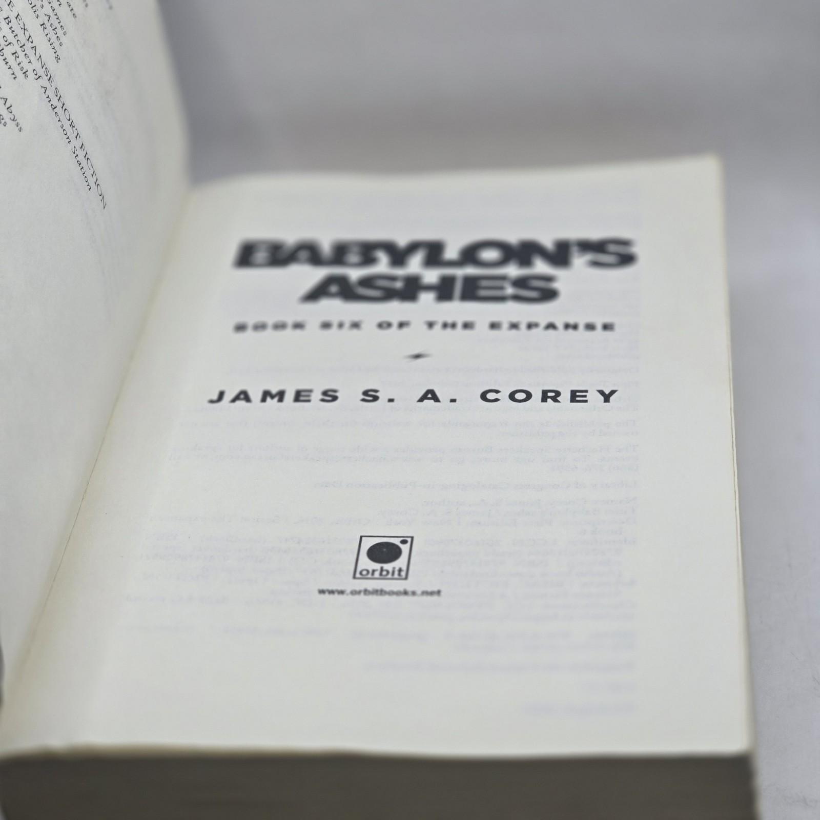 Babylon’s Ashes by James S. A. Corey (2017, Trade Paperback)