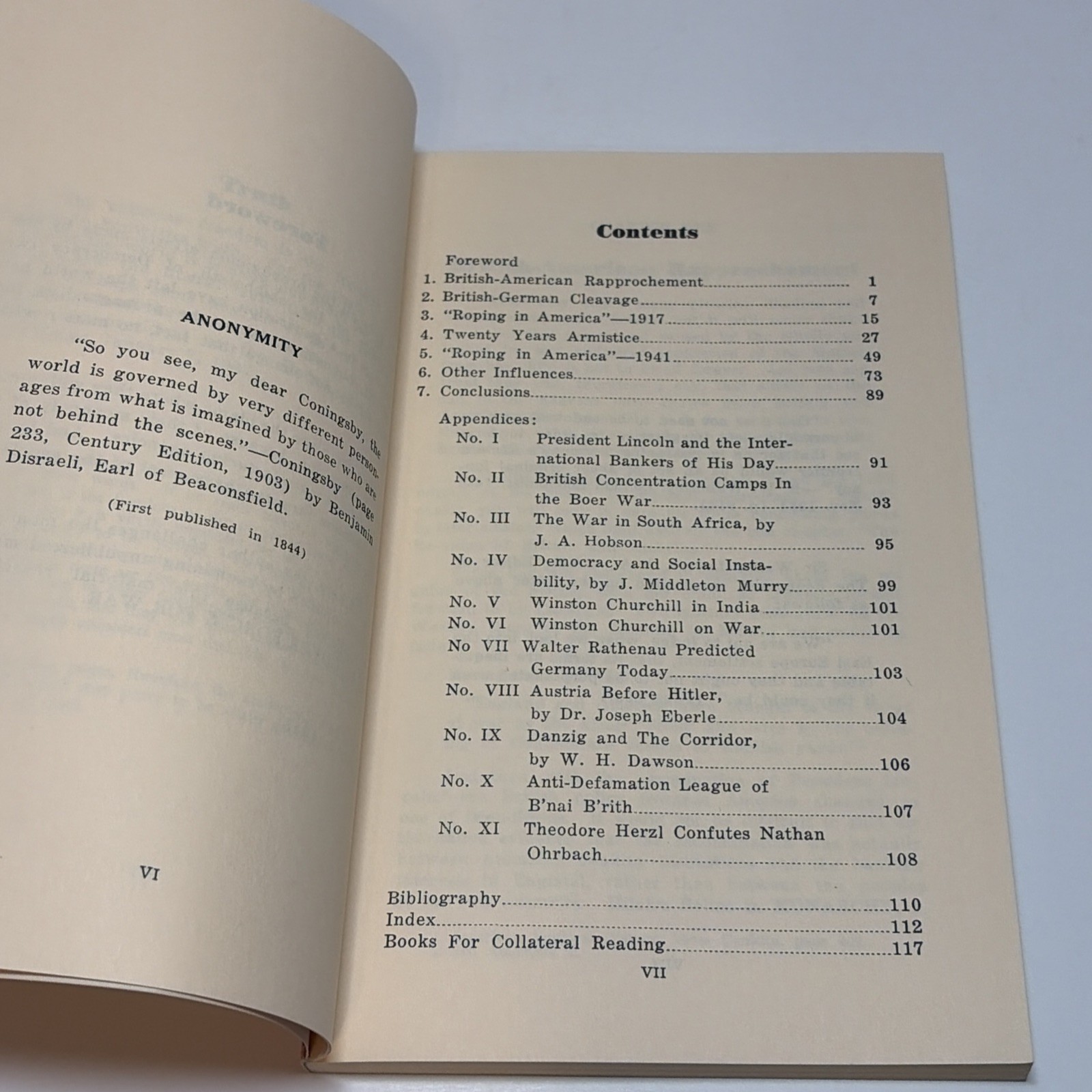 Uncovering The Forces For War by Conrad K. Grieb Paperback 1947 WW1 WW2 Causes