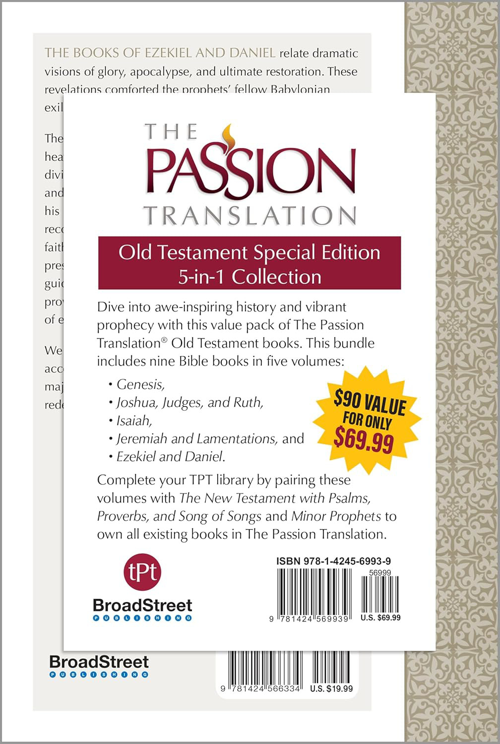The Passion Translation Old Testament: 5-in-1 Easy-to-Read Bible Collection