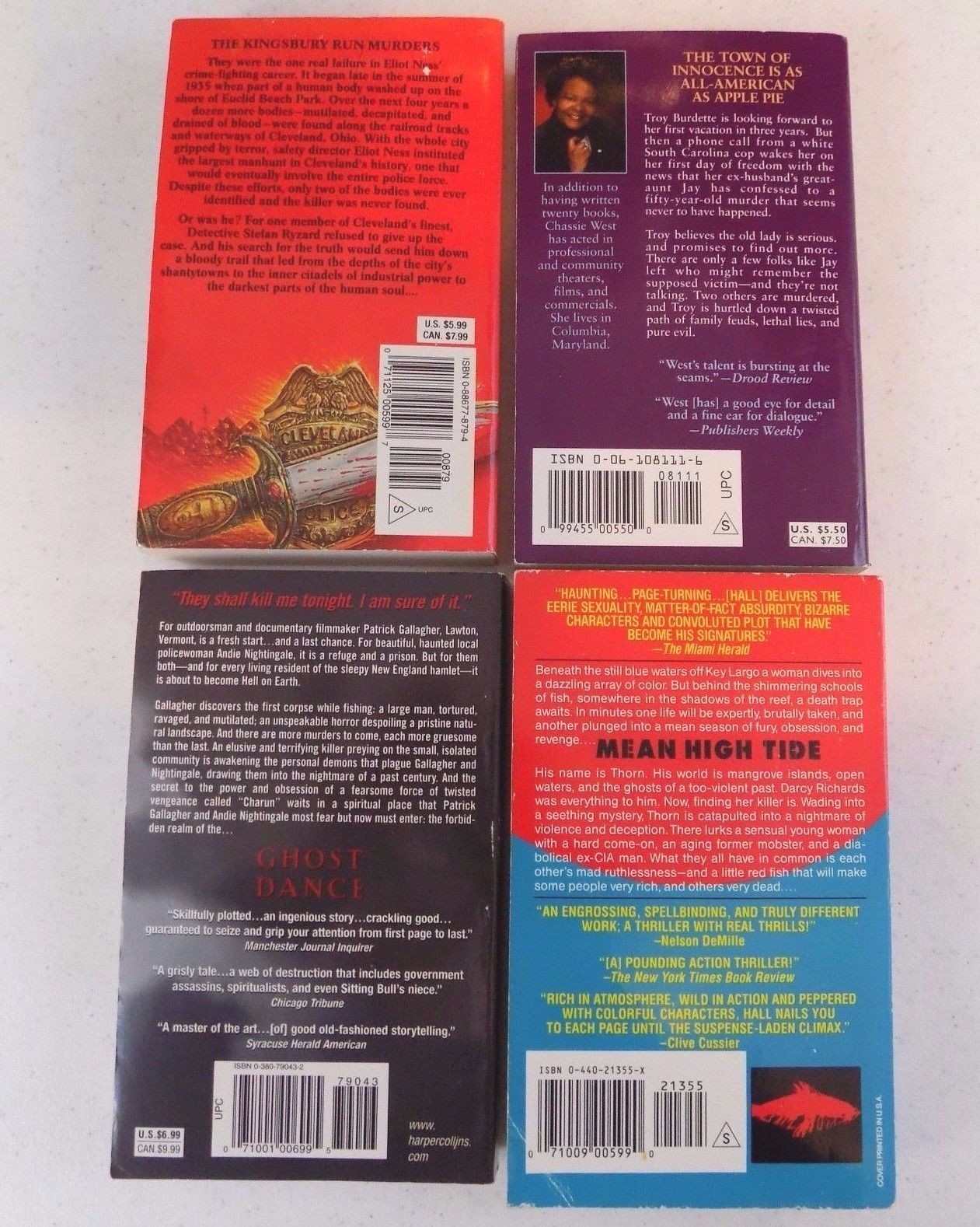 Lot Of 10-Miscellaneous Paperbacks-Mystery/Thriller/Suspense-Burke-West-Dumas