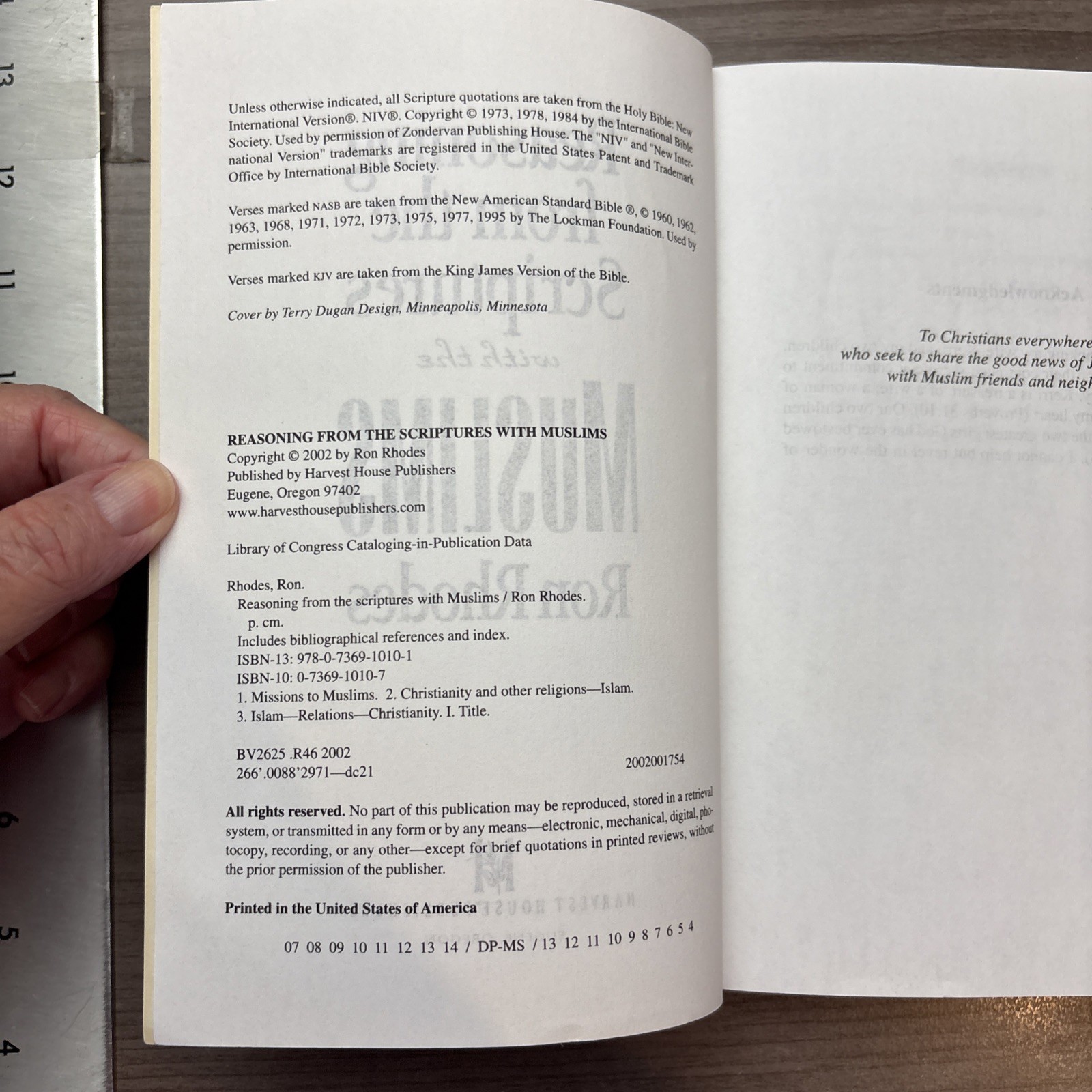 Reasoning from the Scriptures with Muslims-Ron Rhodes-PB