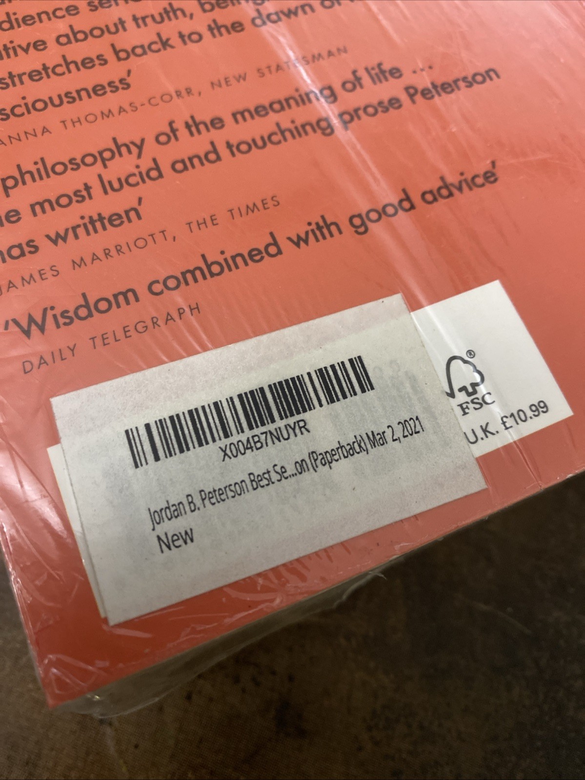 Jordan B. Peterson 2 Pack- Beyond Order + 12 Rules for Life Paperback New Sealed