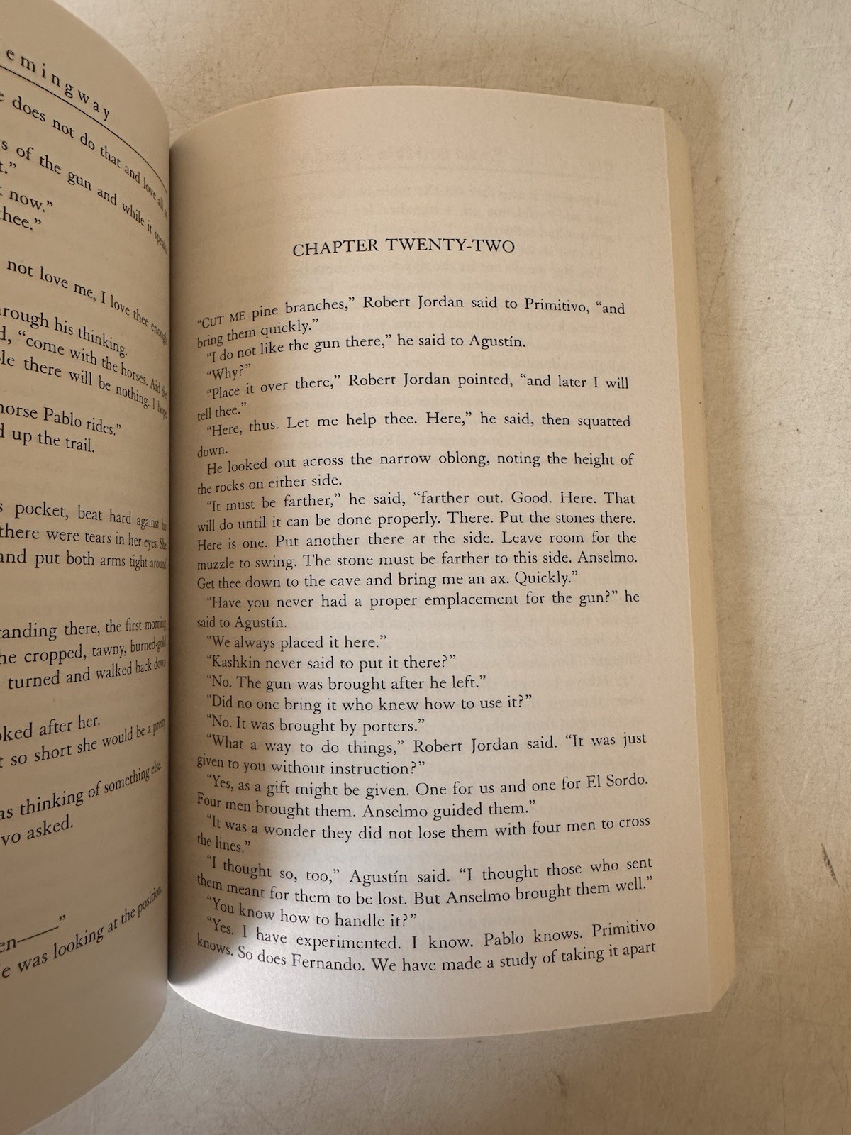 Ernest Hemingway For Whom the Bell Tolls Paperback Scribner Library Edition