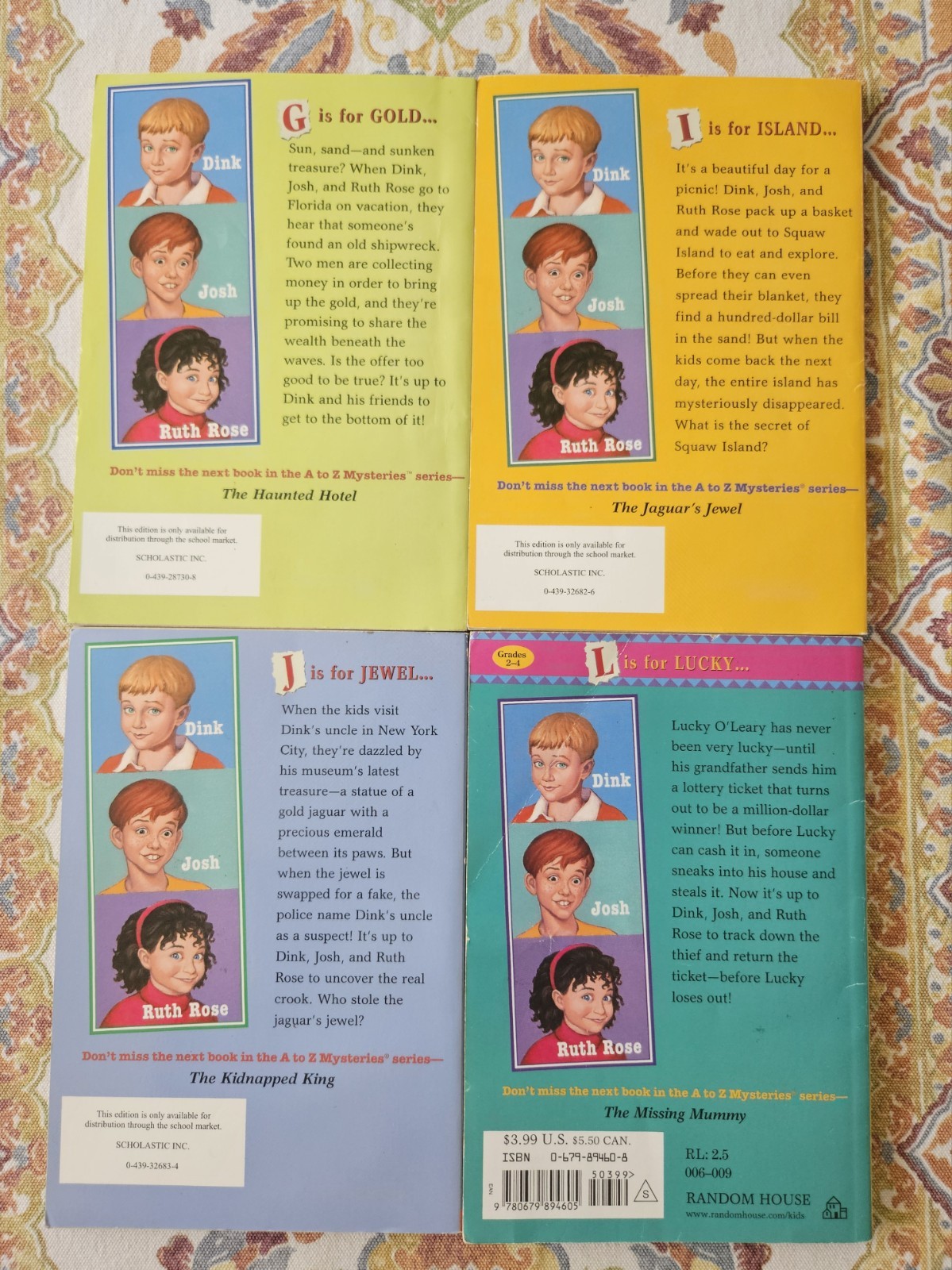 Lot of 18 A to Z Mysteries Rob Roy Children’s Paperback Books Chapter Ages 6-9