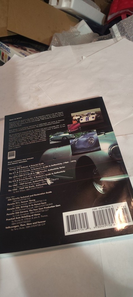 356 Porsche : A Restorer’s Guide to Authenticity book NEW REVISED EDITION 1997