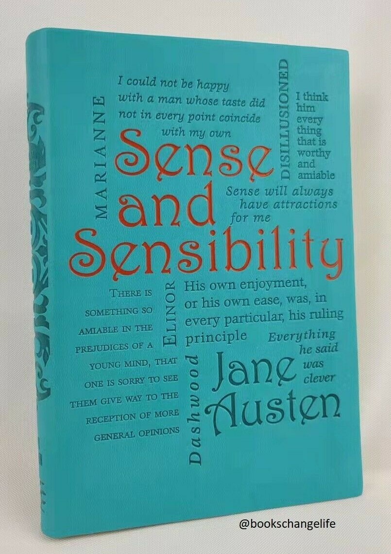 SENSE AND SENSIBILITY by Jane Austen Flexi Bound Soft Faux Leather Classics NEW