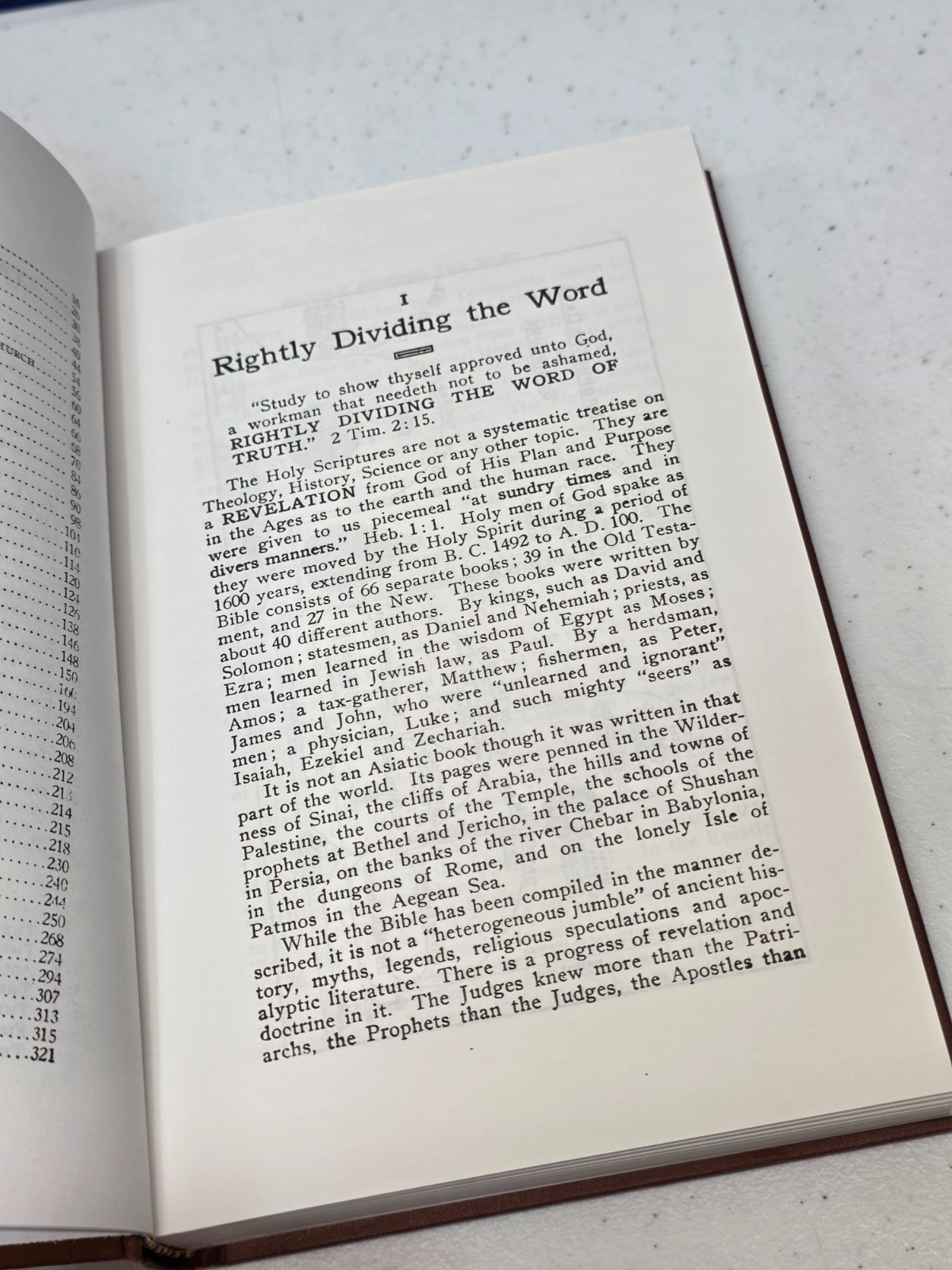 Rightly Dividing The Word – Hardcover Vintage – Clarence Larkin Biblical
