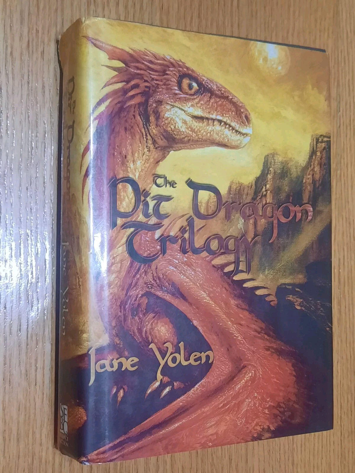 Pit Dragon Trilogy Three Volumes in One by Jane Yolen Bob Eggleton Jacket BCE