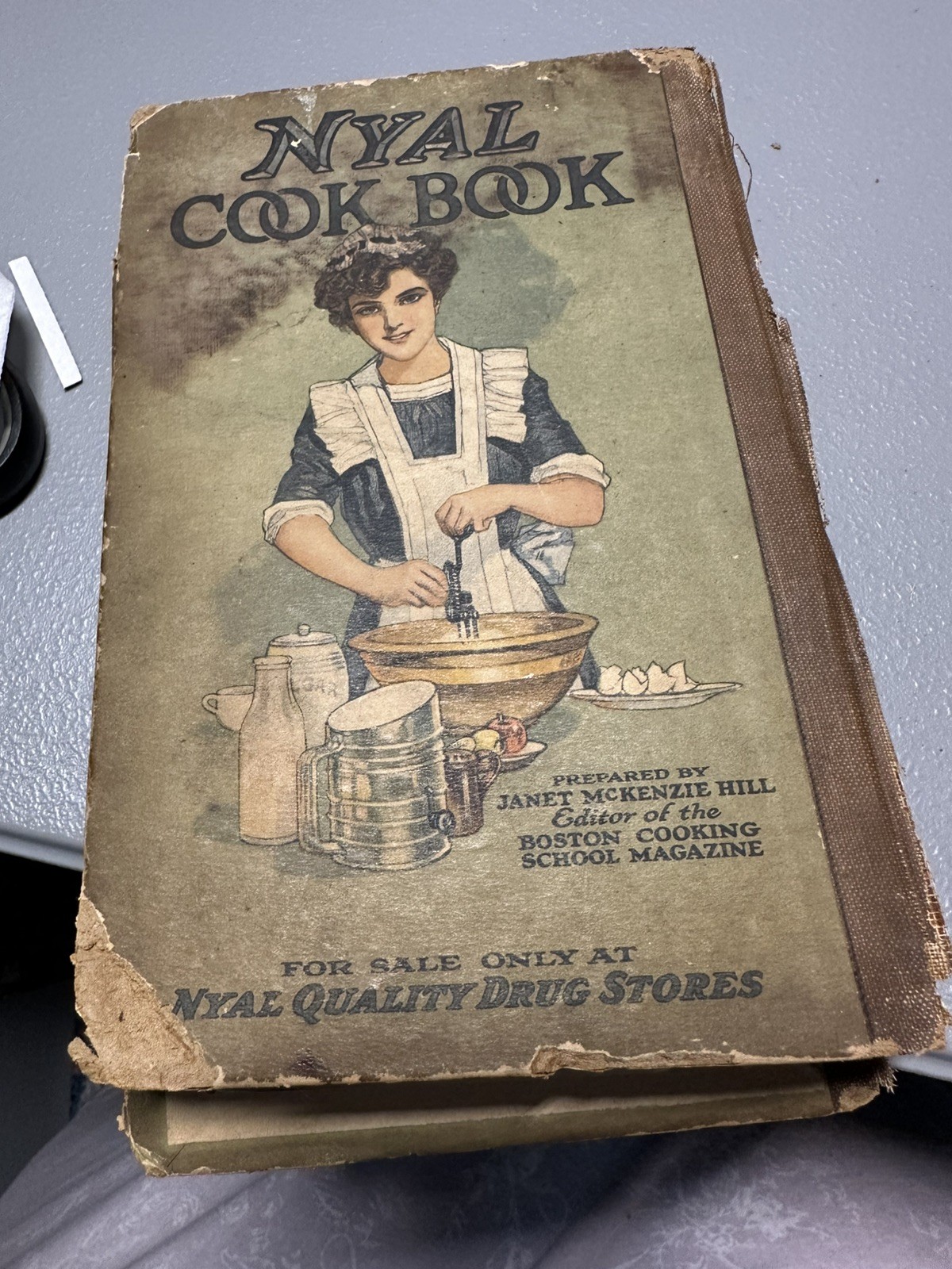 Vintage Cookbook 1916 Nyal Practical Recipes Janet McKenzie original, well worn