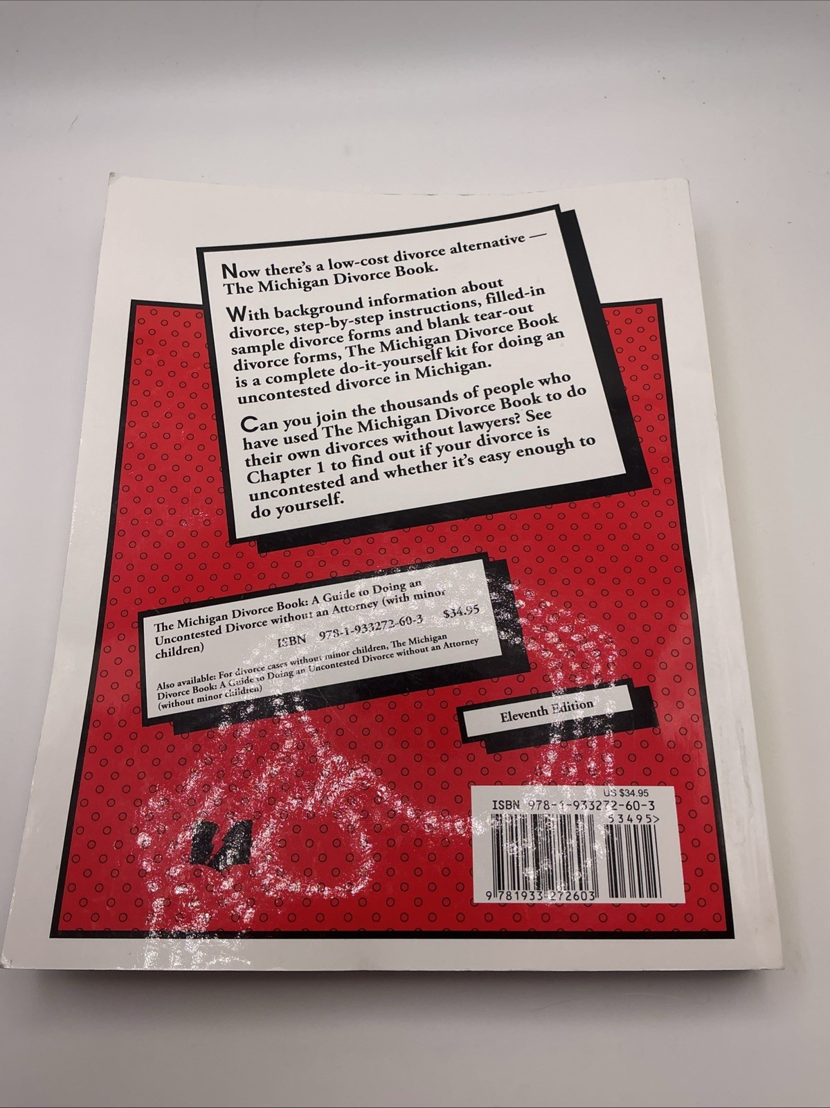 Michigan Divorce Book with Minor Children by Alan Bloomfield (2018, Trade…
