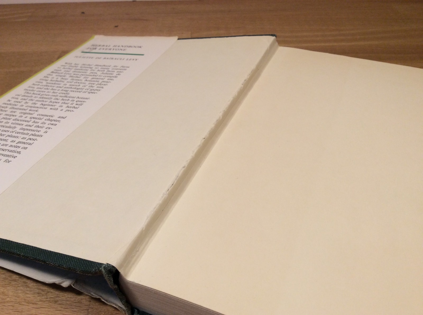 Herbal Handbook For Everyone, Juliette de Bairacli Levy, 1967 Hardcover