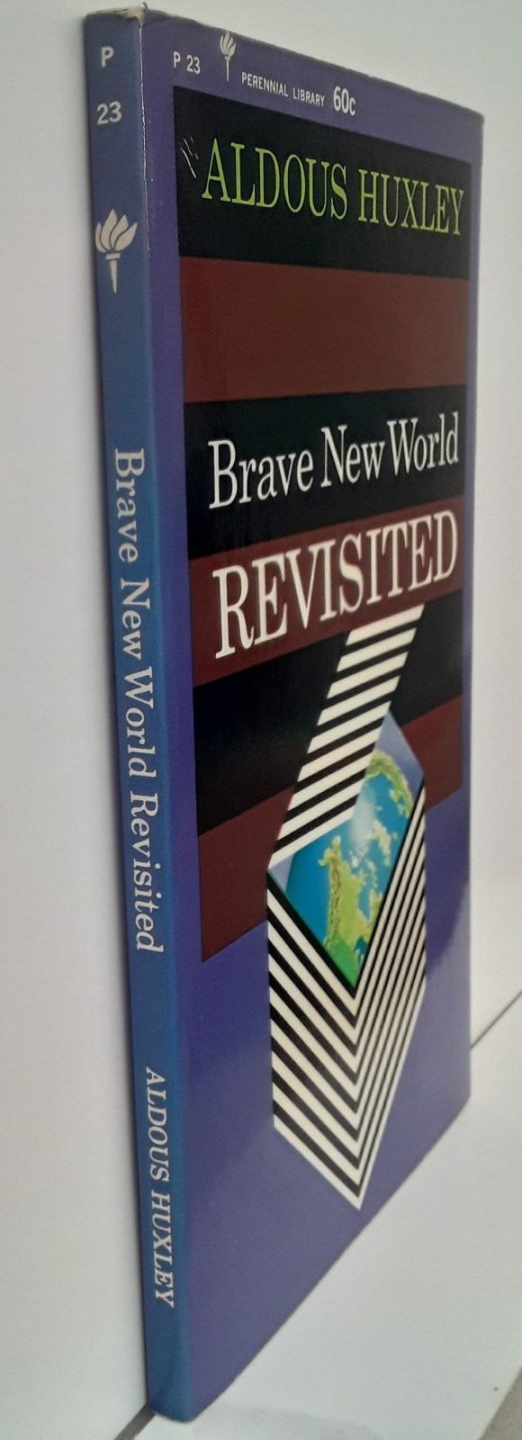 Brave New World Revisited Aldous Huxley PB Book 1965 Perennial Library Harper
