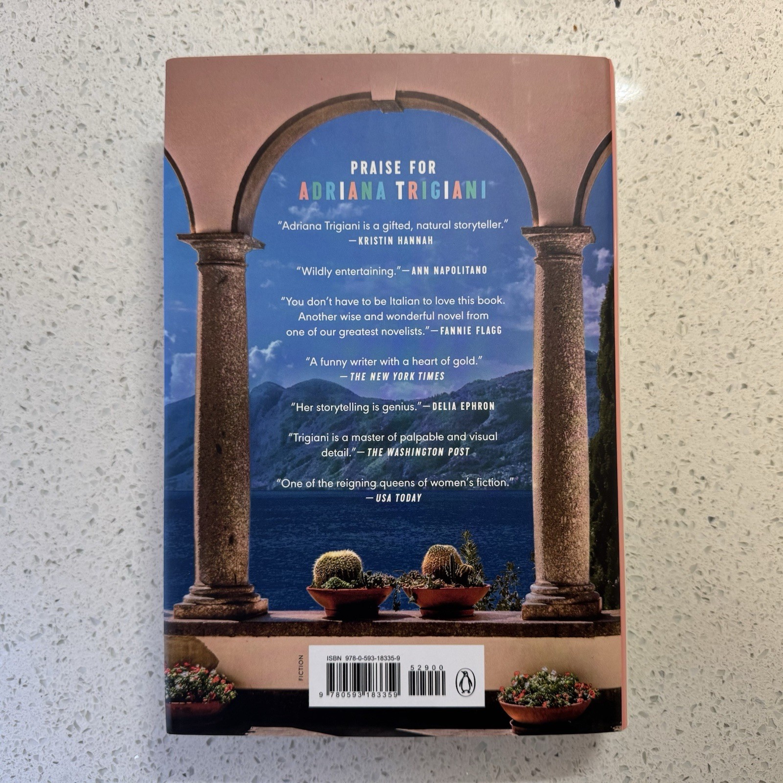 The View from Lake Como by Adriana Trigiani Brand New Hardcover Book + Audiobook