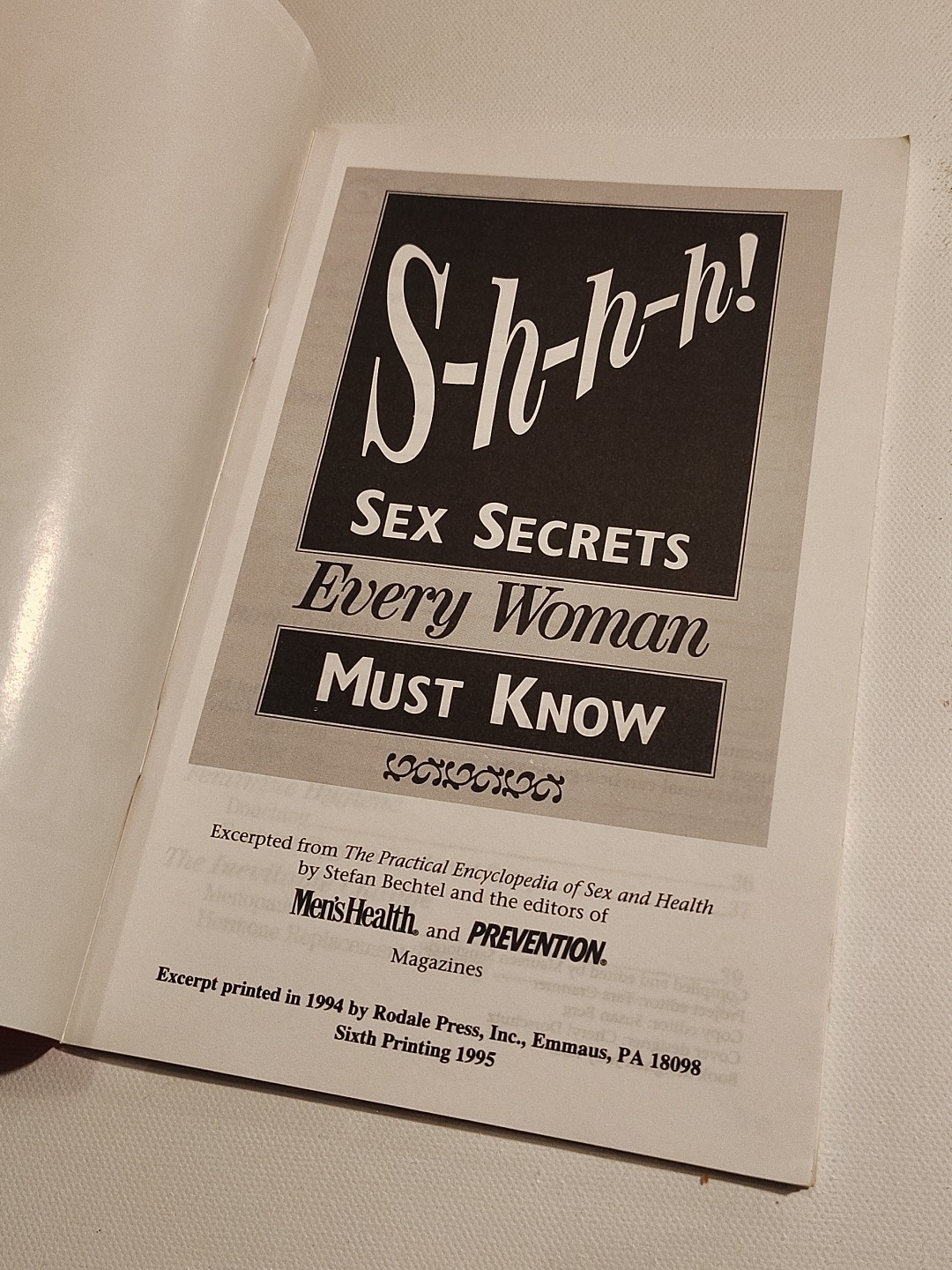 2 Woman’s Books Sex Secrets Every Woman Must Know & Home Remedies For Women 1995