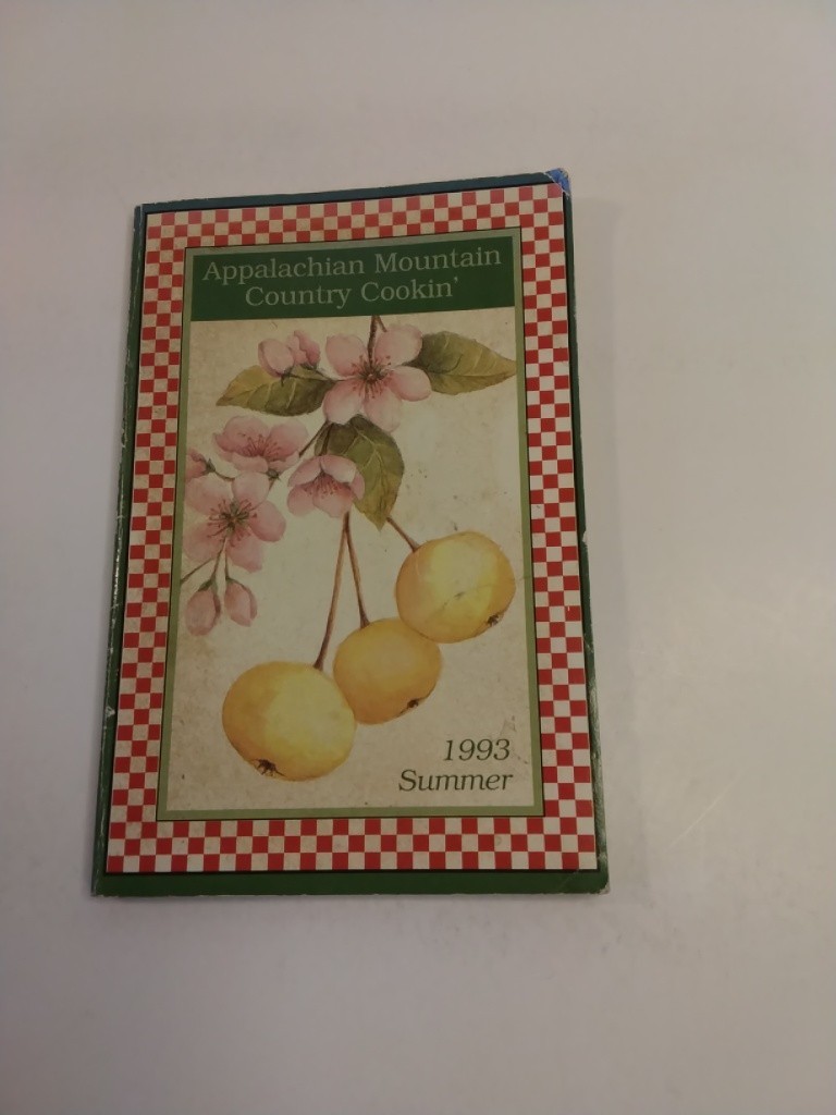 Appalachian Mountain Country Cookin“ Cookbook 1993 Summer 64 Pages 6 Inch High