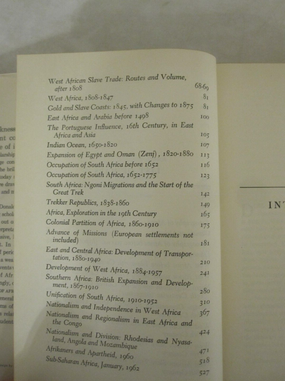 A History of Africa South of the Sahara, Hardcover 578 pages, 1962