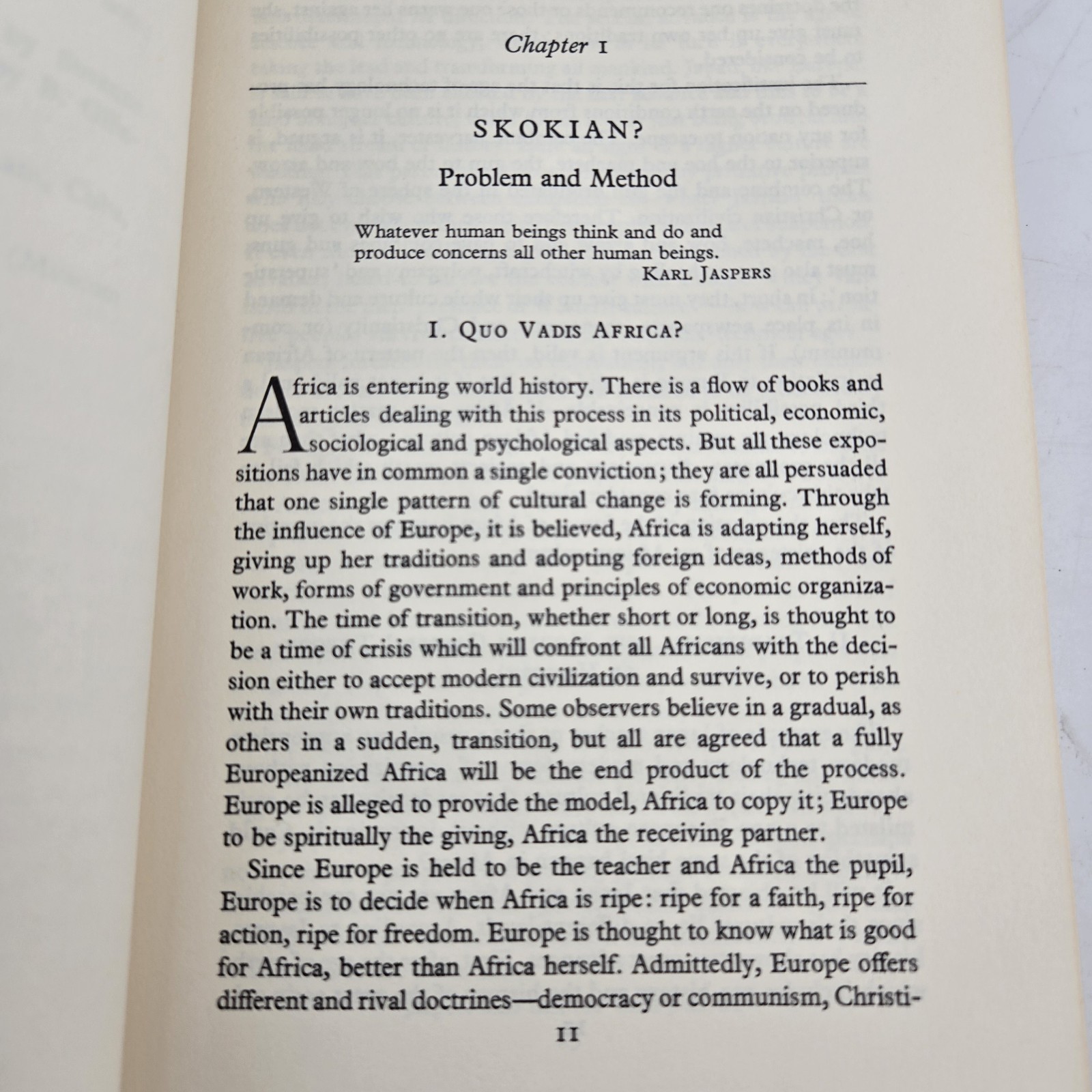 Muntu : New African Culture by Janheinz Jahn 1961 Edition Paperback