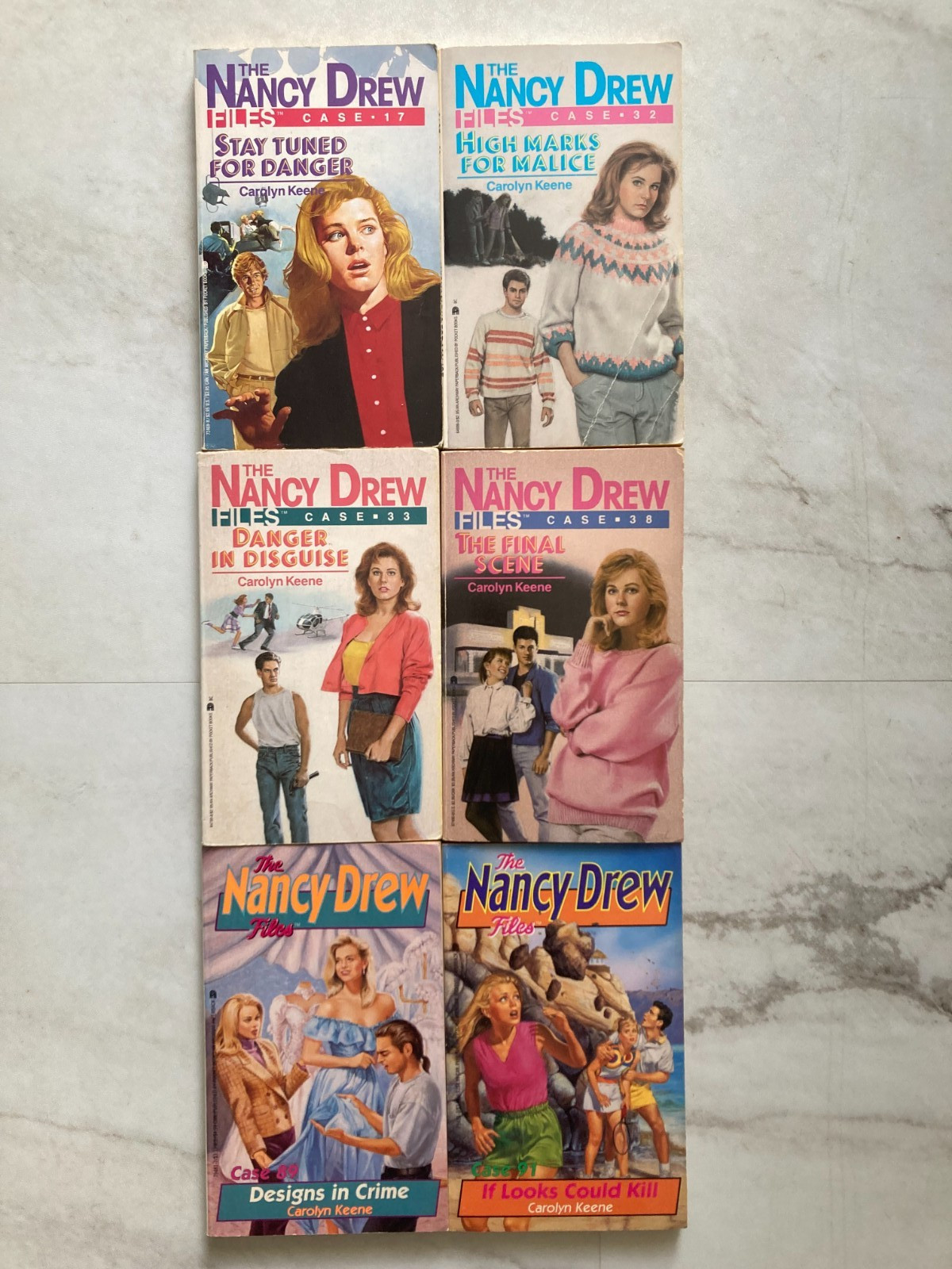 Nancy Drew Case Files Lot of 6 Books