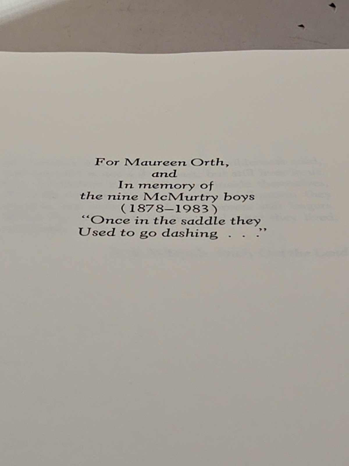 Lonesome Dove by Larry McMurtry Early Edition Hardcover 1985 Page 621 Error