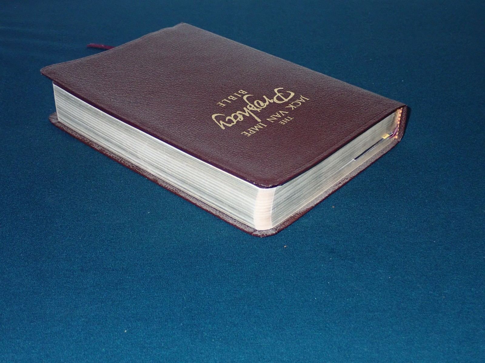Jack Van Impe Prophecy Bible KJV 1999 Imitation Leather Red Letter Clean Pages