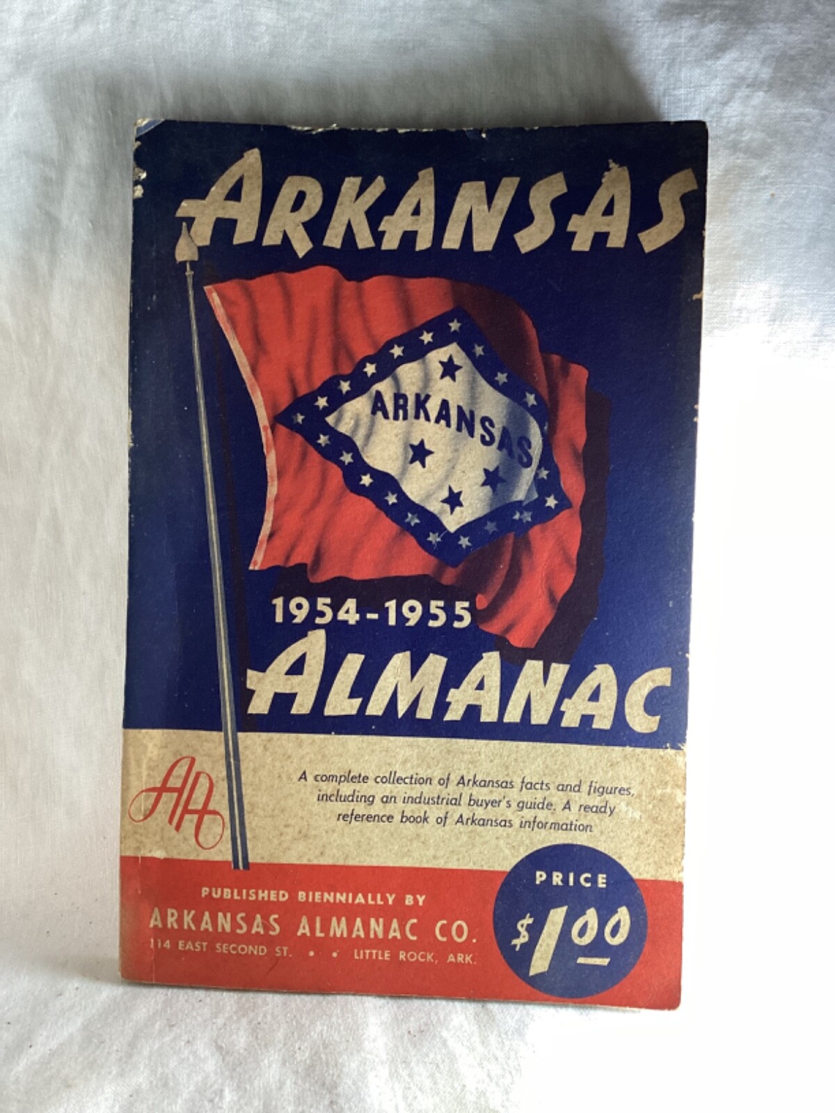 VTG Arkansas ALMANAC 1954 – 1955 $1.00 236 PAGES