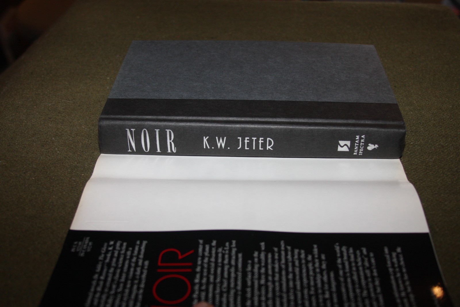 Noir : A Novel by K. W. Jeter 1998 HC 1st Edition/1st Printing