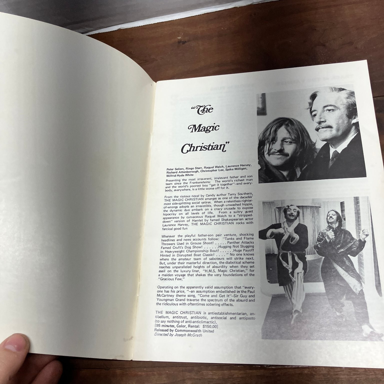 United Films Supplement Catalog 1972-73 16mm Feature Films Vintage Films