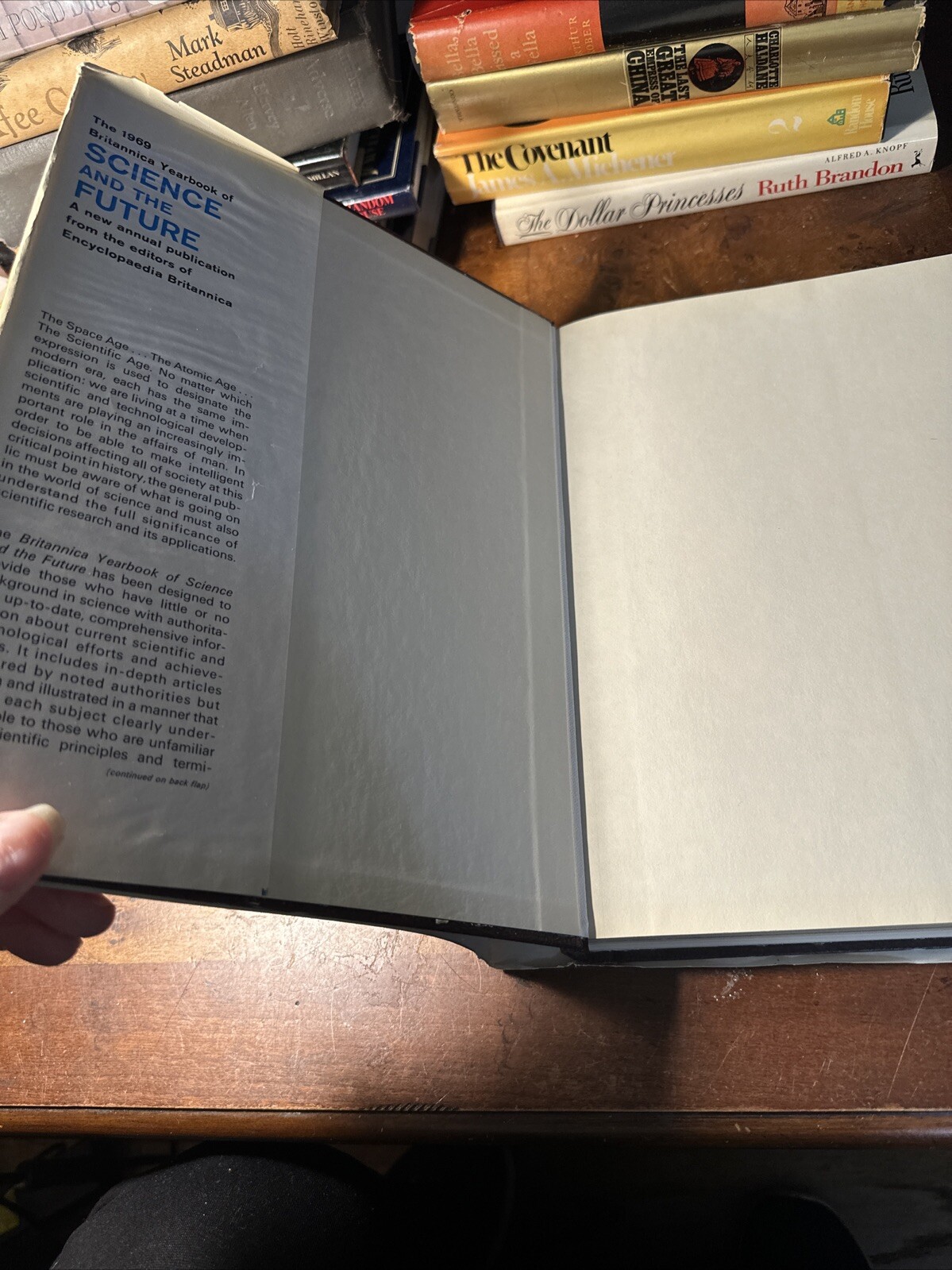 1969 Britannica Yearbook Of Science And The Future 1968 Hardcover 448 Pages Mint