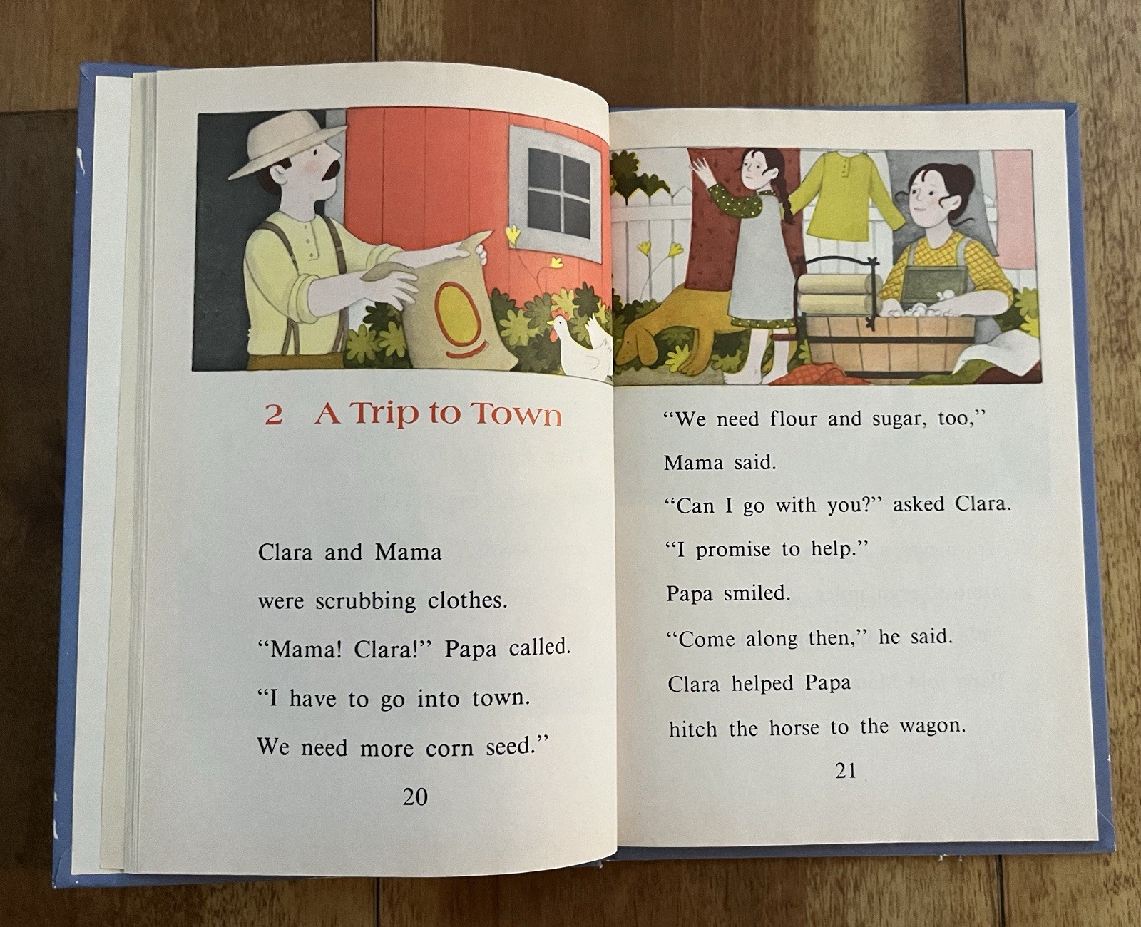 VTG Lot of 3 – Picture for Harold’s Room/Hattie Rabbit/Clara & the Bookwagon