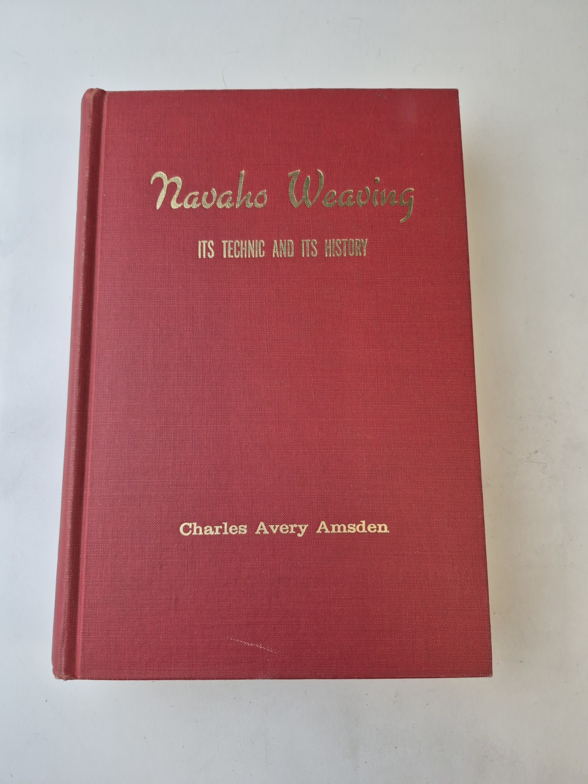 Navaho Weaving It’s Technic and It’s History Charles Avery Amsden 1964 1st Ed