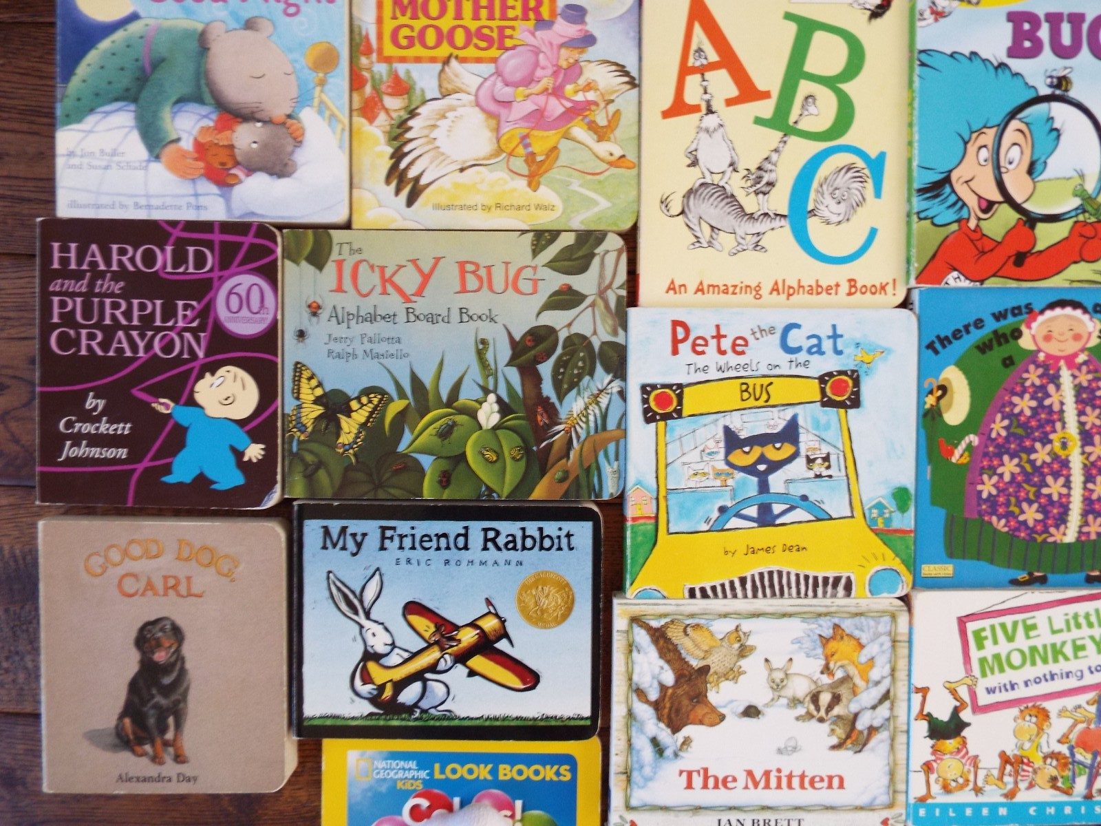 Lot 30 Board Baby Toddler Books Popular Titles Authors Jan Brett Seuss I Spy