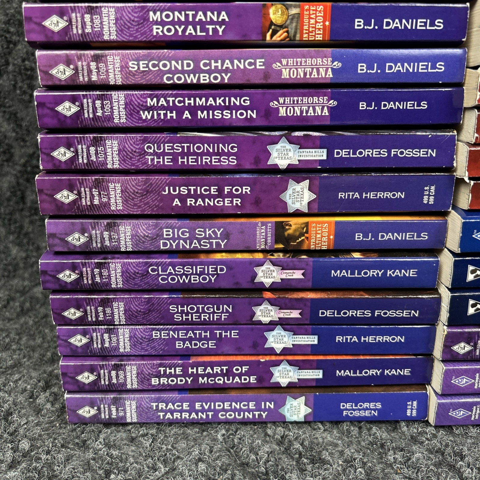 Harlequin Romance Book Lot Of 32 Paperback Suspense Multiple Series