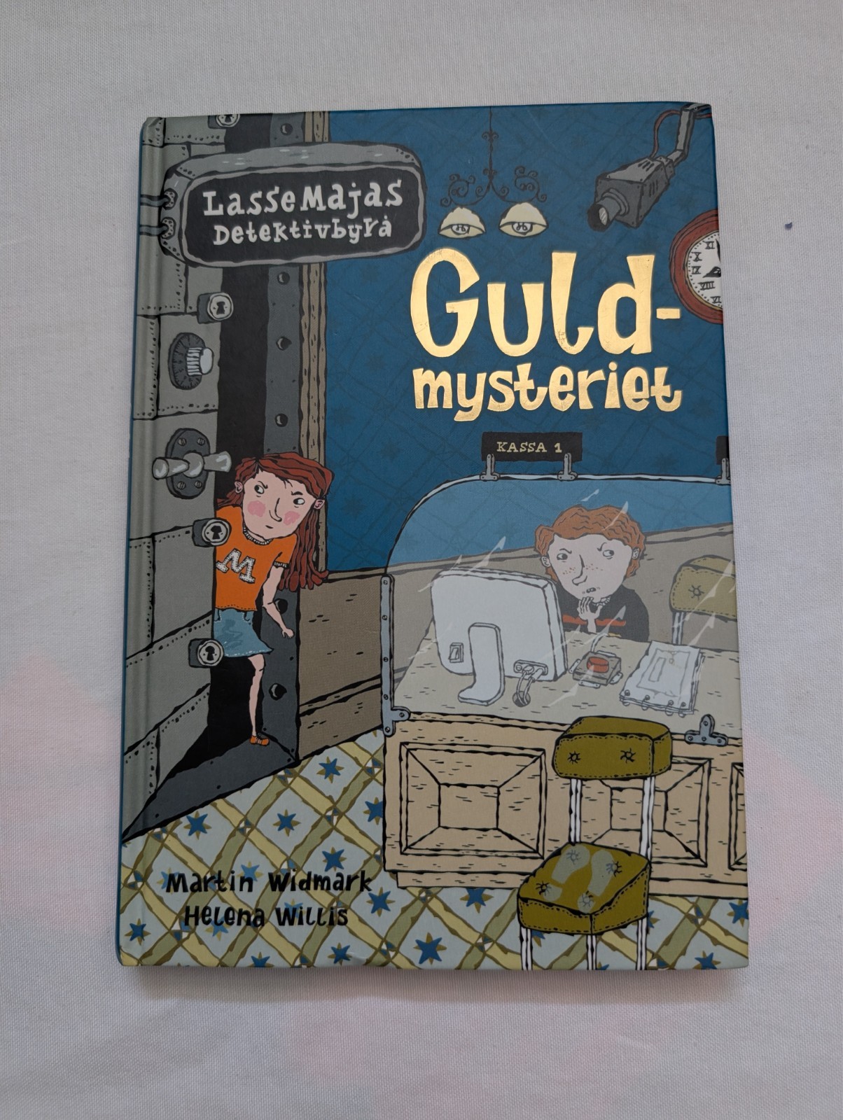 Lasse Maja’s Detective Agency 8 Book Hardcover Lot in Swedish Svenska Widmark