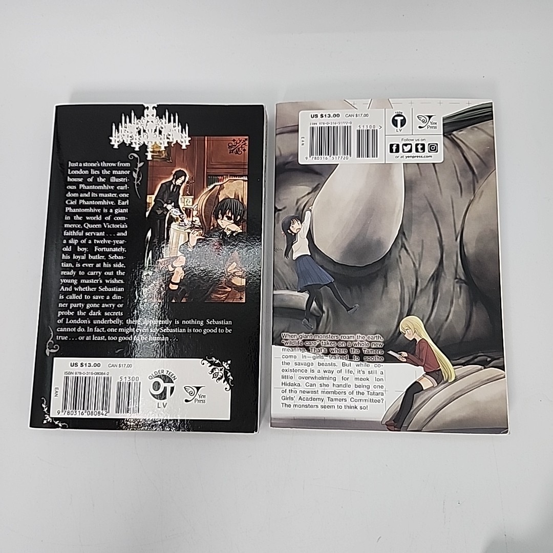 Anime Books Lot Of 7 Mixed Titles – Manga Books (6) Vol. #1 and (1) Vol. #5