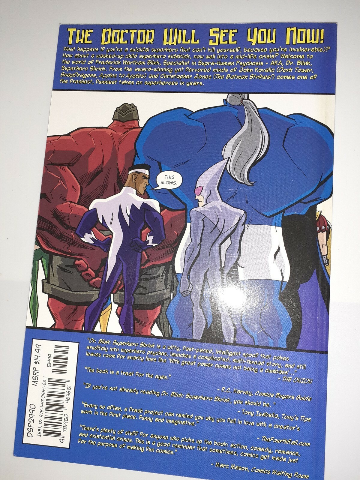 Dork Storm Id Ego Superego Dr Blink Superhero Vol 1 TPB Unread 9.2 FREE SHIPPING