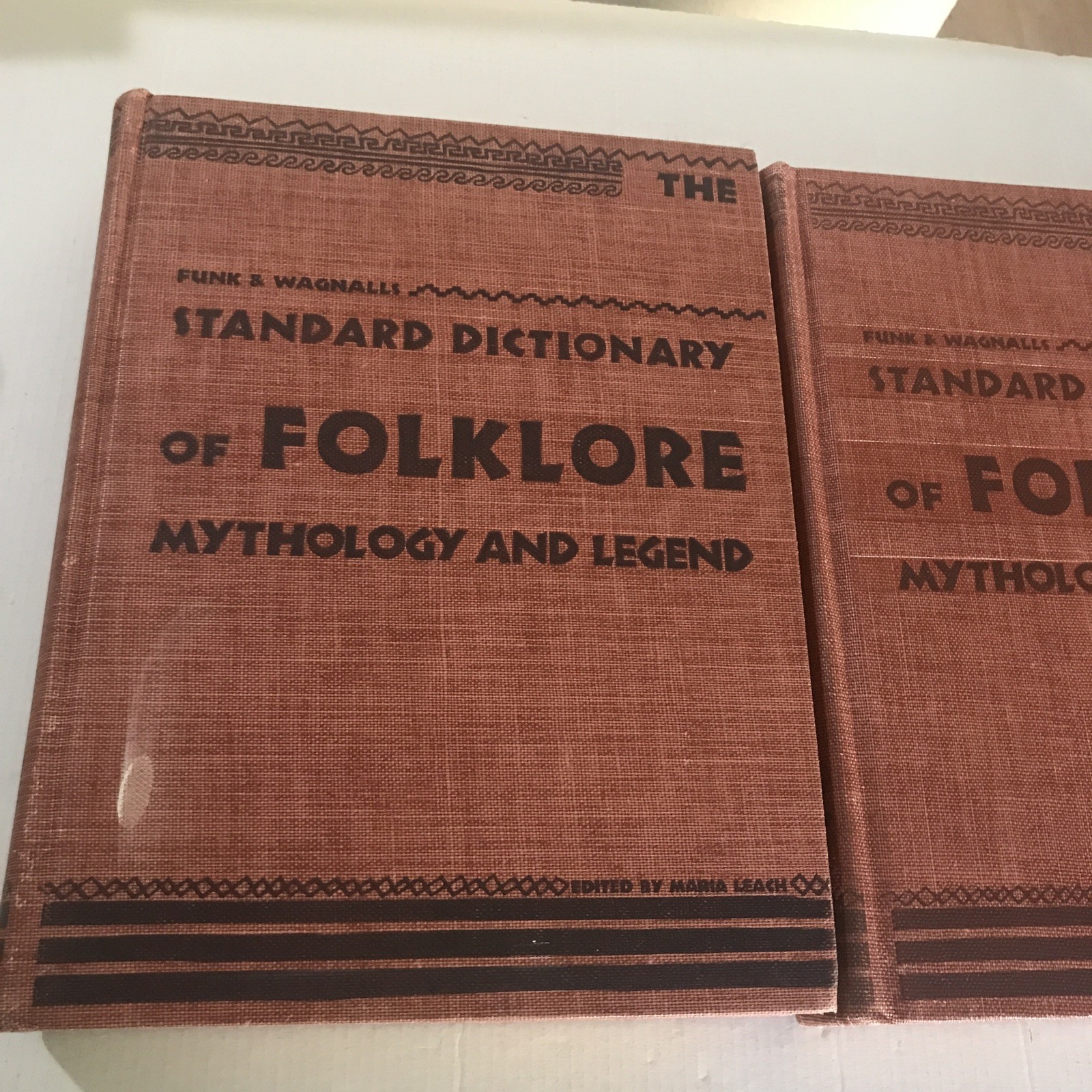 Funk & Wagnalls Standard Dictionary of Folklore Mythology and Legend. Two Vo…