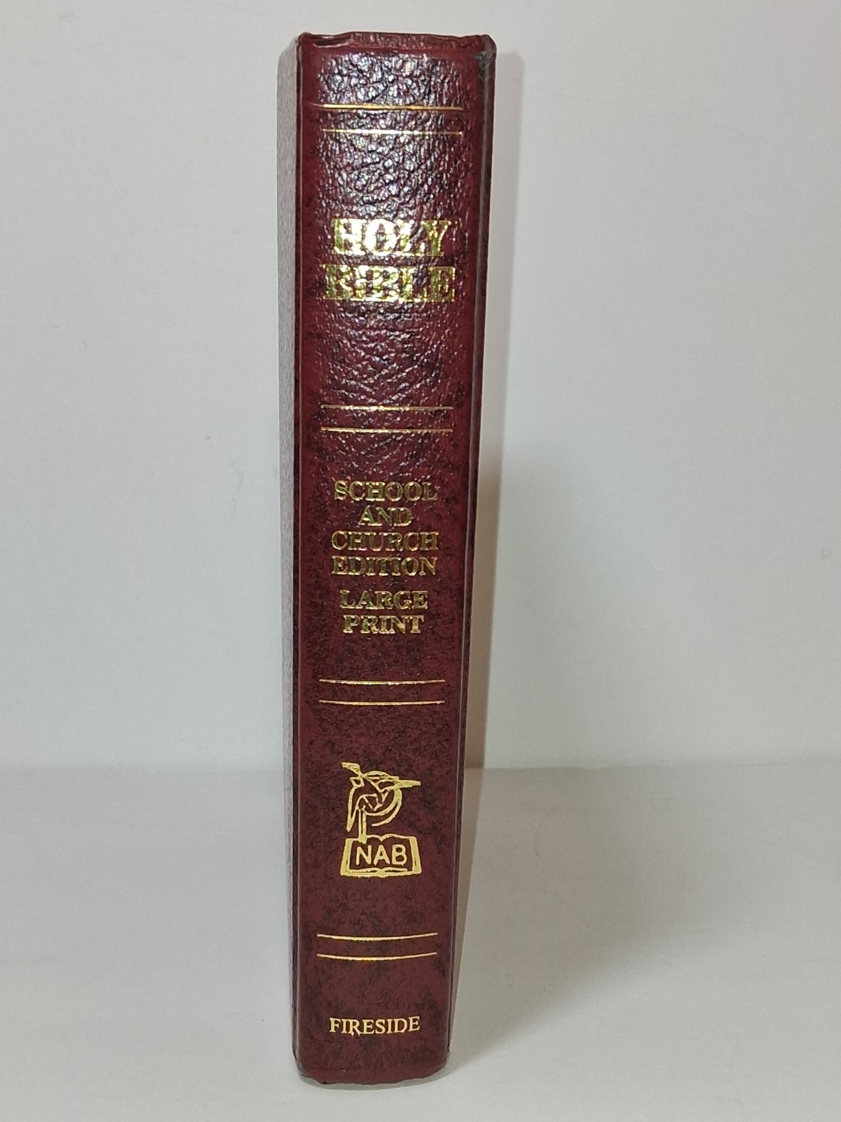 The New American Bible Fireside Catholic Study Edition NAB Leather Cover