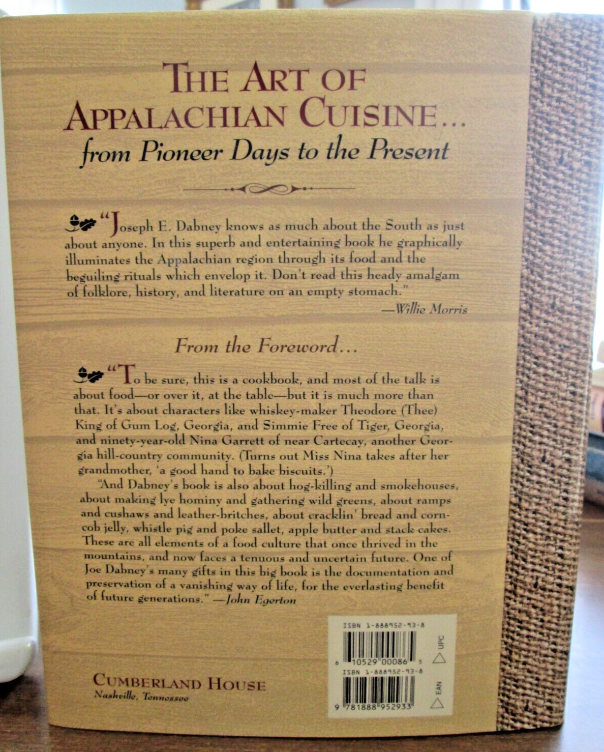Smokehouse Ham, Spoon Bread, & Scuppernong Wine: So. Appalachian Cooking 1st Ed.