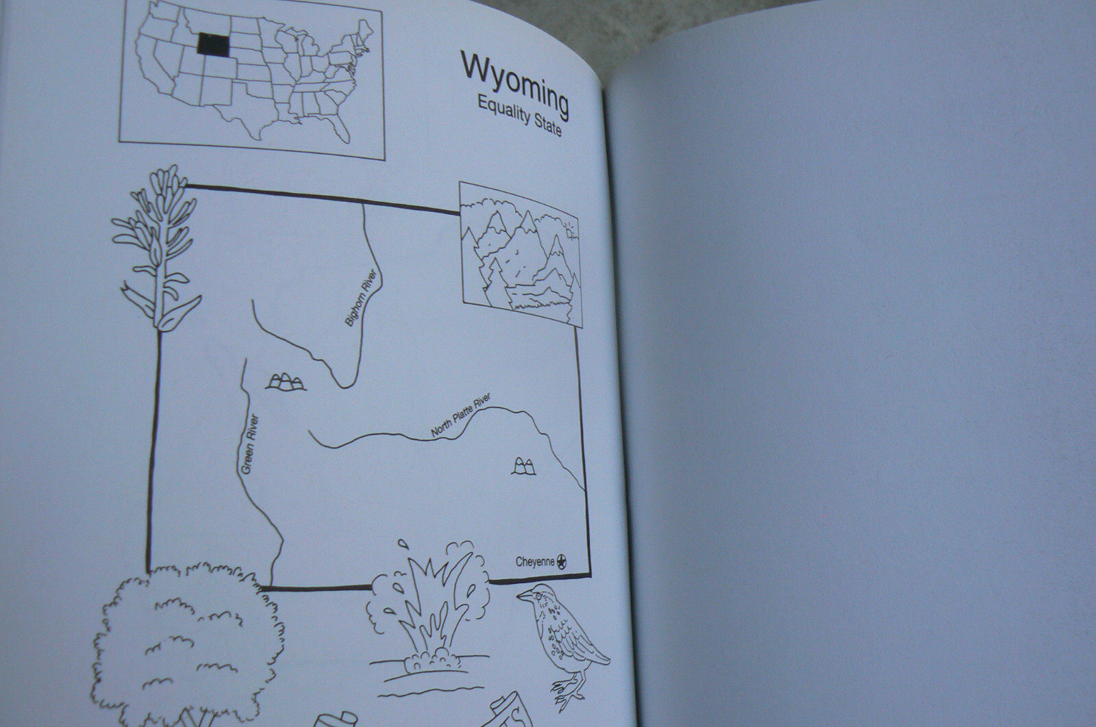 United States Coloring Book, Winky Adam, Dover NEW! 1998