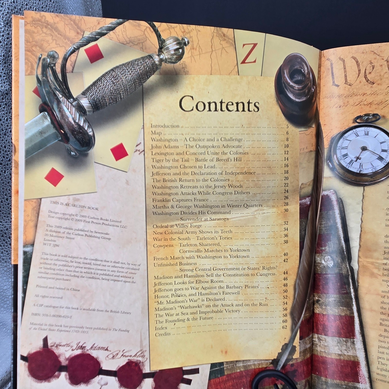 Founding Fathers The Shaping of America Contains Rare Removable Document Copies.