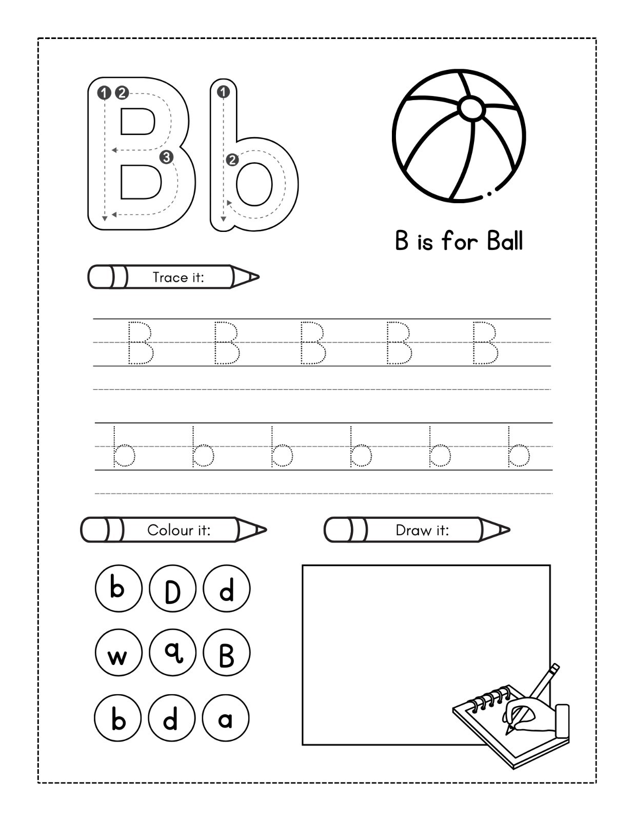 DIGITAL CONTENT – Alphabet Preschool Color Kids-Activity-Book 120 Pages