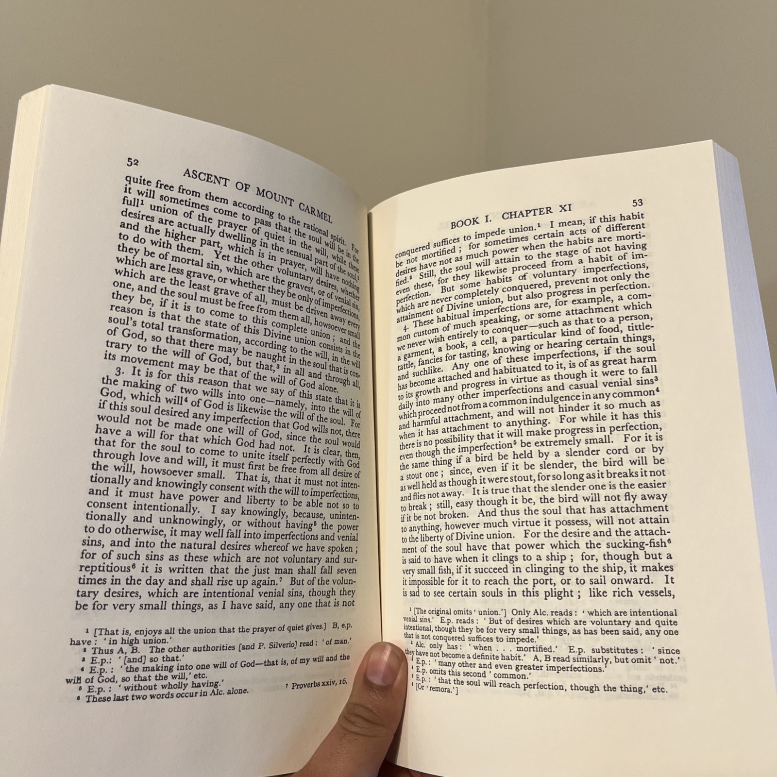 Ascent of Mount Carmel Spiritual Classic Religious Book