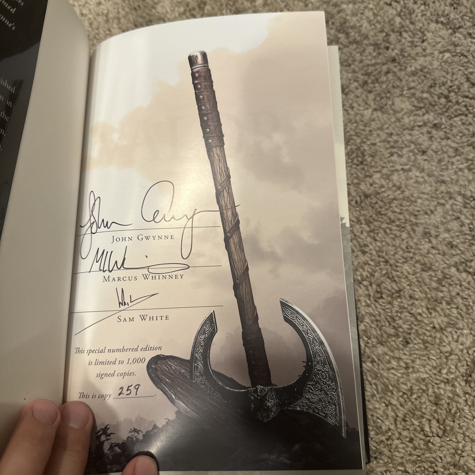 The Faithful And The Fallen By John Gwynne Grim Oak Press Signed w/rights