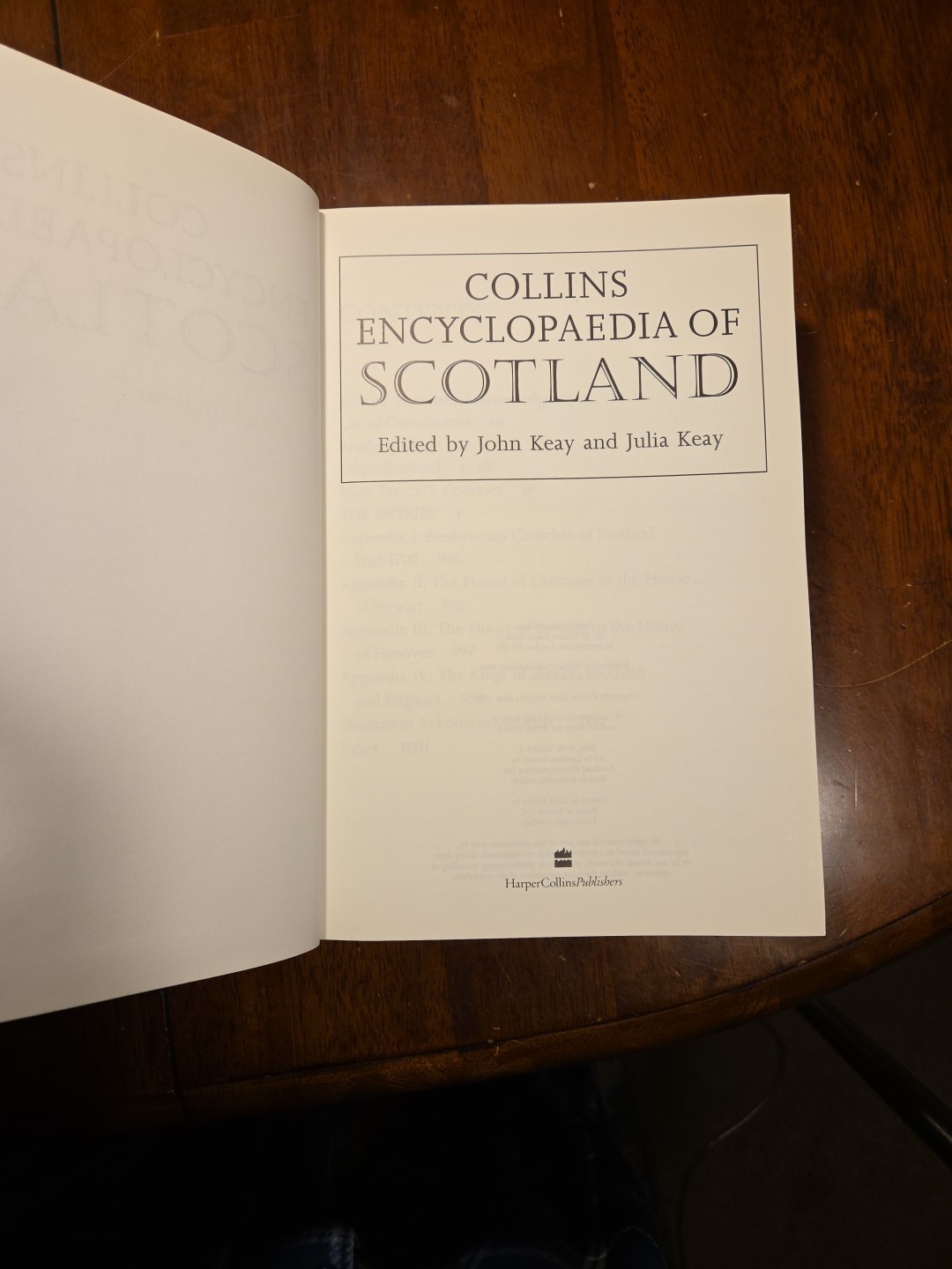 Collins Encyclopedia of Scotland Hardcover John Keay and Julia Keay
