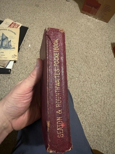 Seaton & Rounthwaite’s Pocket Book of Marine Engineer Rules & Tables, 1903