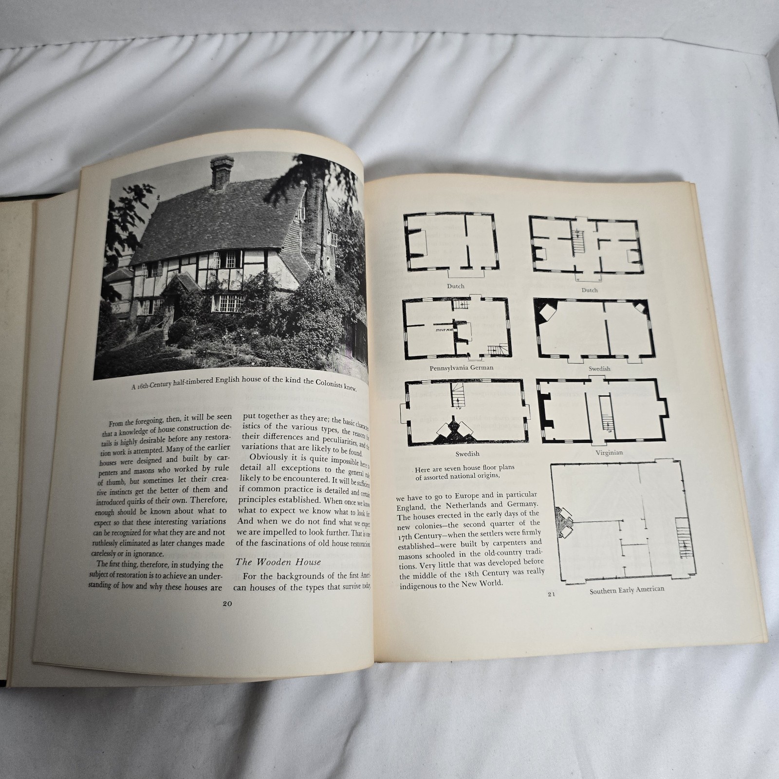 Old American Houses 1700-1850 Restore Remodel Reproduce Williams VTG HC DJ 1957